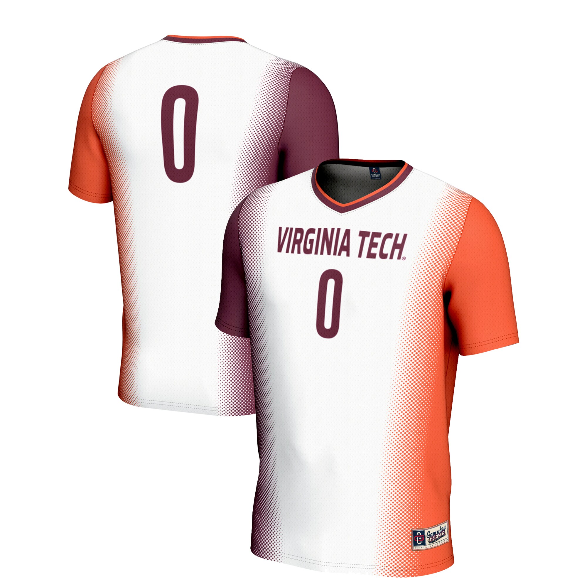 #0 Virginia Tech Hokies GameDay Greats Youth Lightweight Women's Soccer Jersey - White