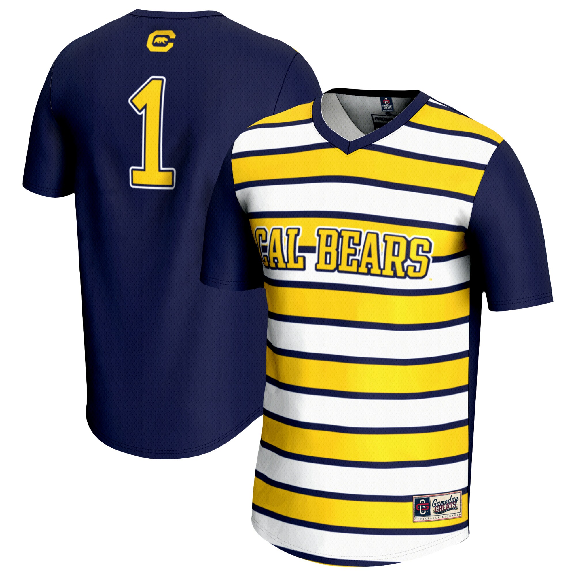 #1 Cal Bears GameDay Greats Youth Lightweight Soccer Fashion Jersey - Navy