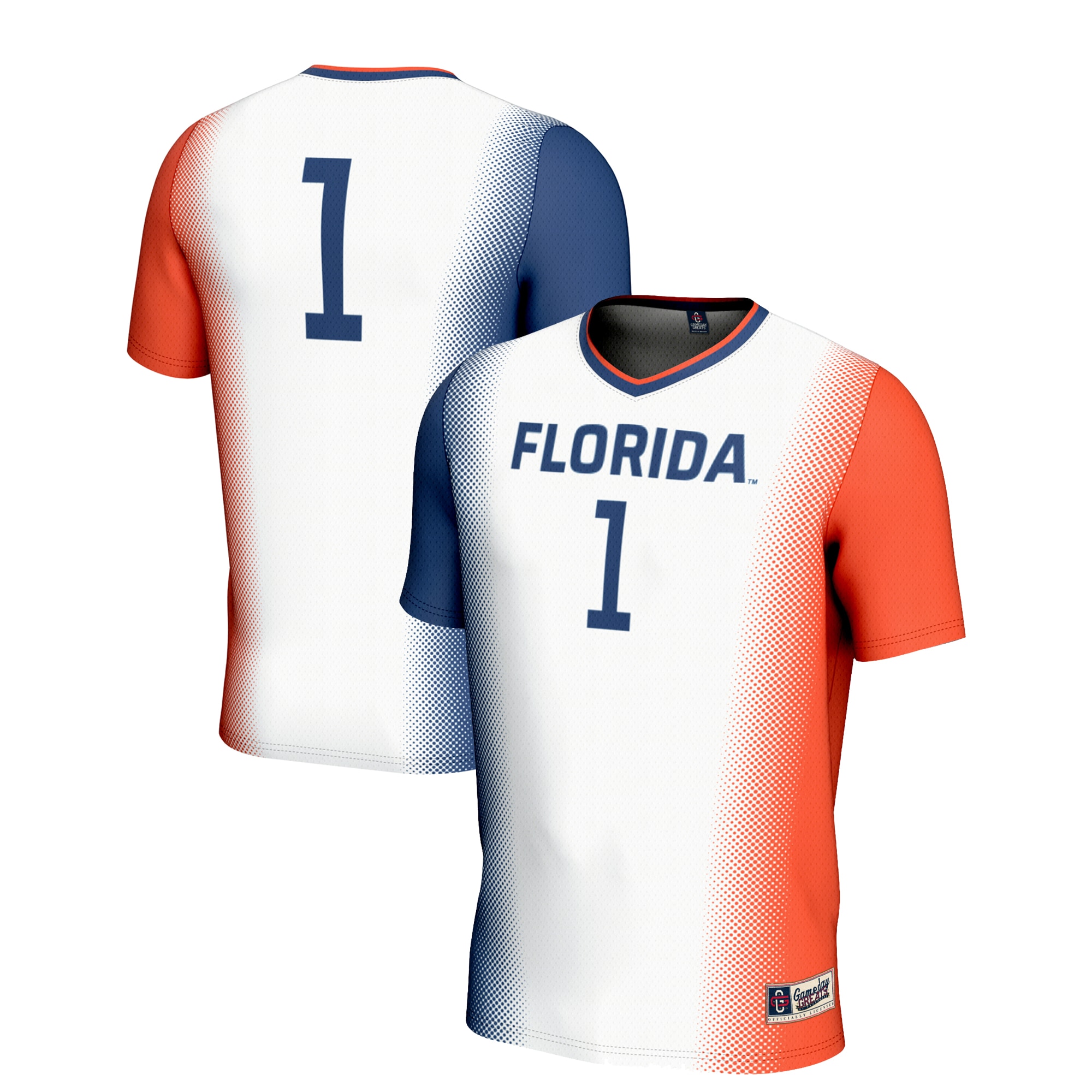 #1 Florida Gators GameDay Greats Youth Lightweight Women's Soccer Jersey - White