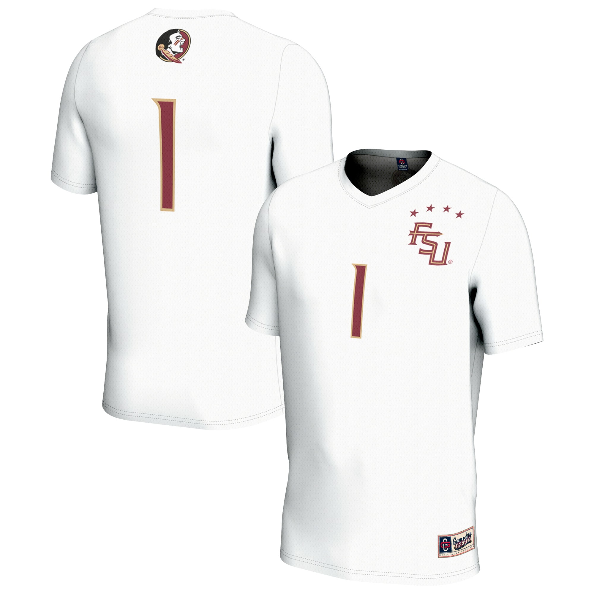 #1 Florida State Seminoles GameDay Greats Youth Lightweight Collegiate Soccer Fashion Jersey 