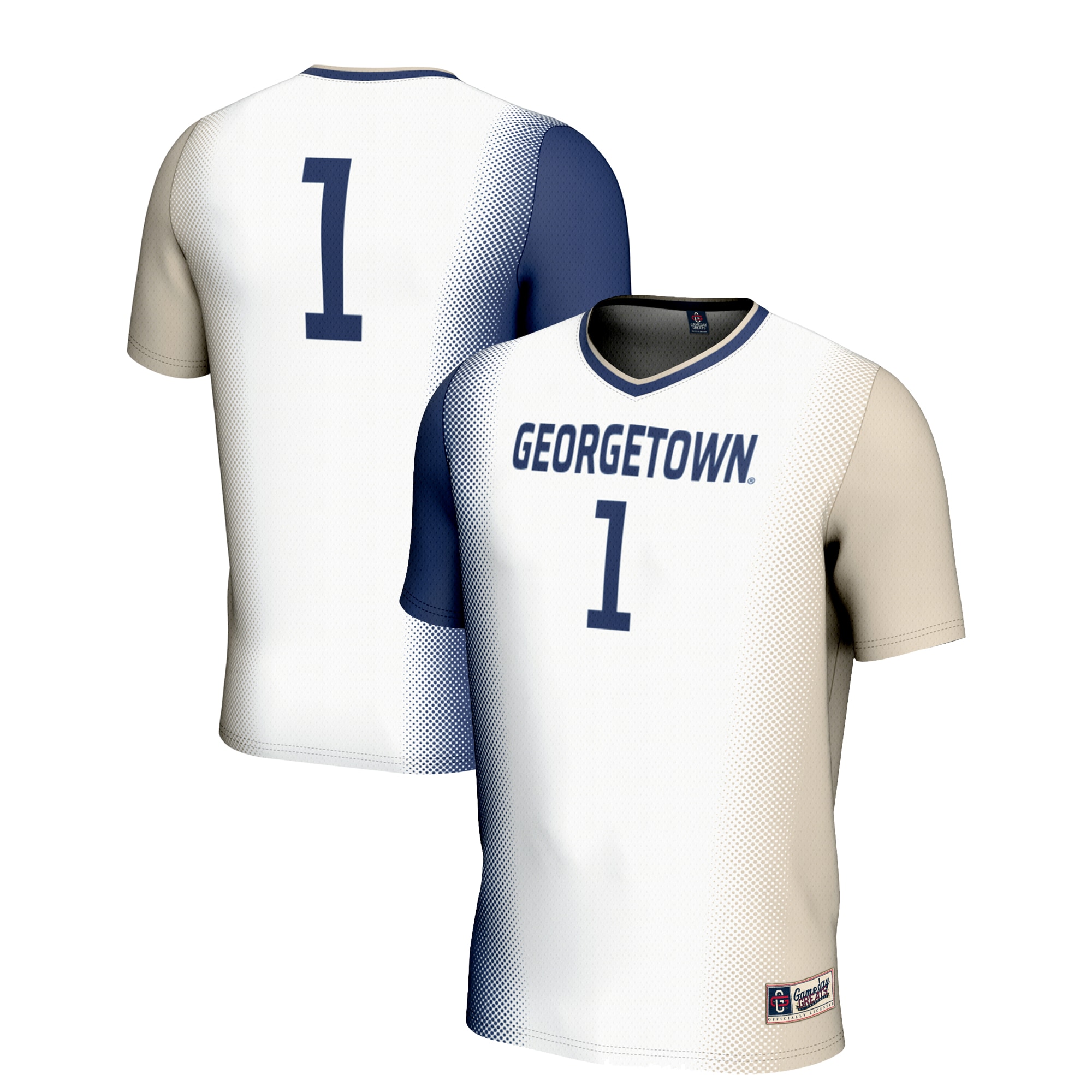 #1 Georgetown Hoyas GameDay Greats Youth Lightweight Women's Soccer Jersey - White