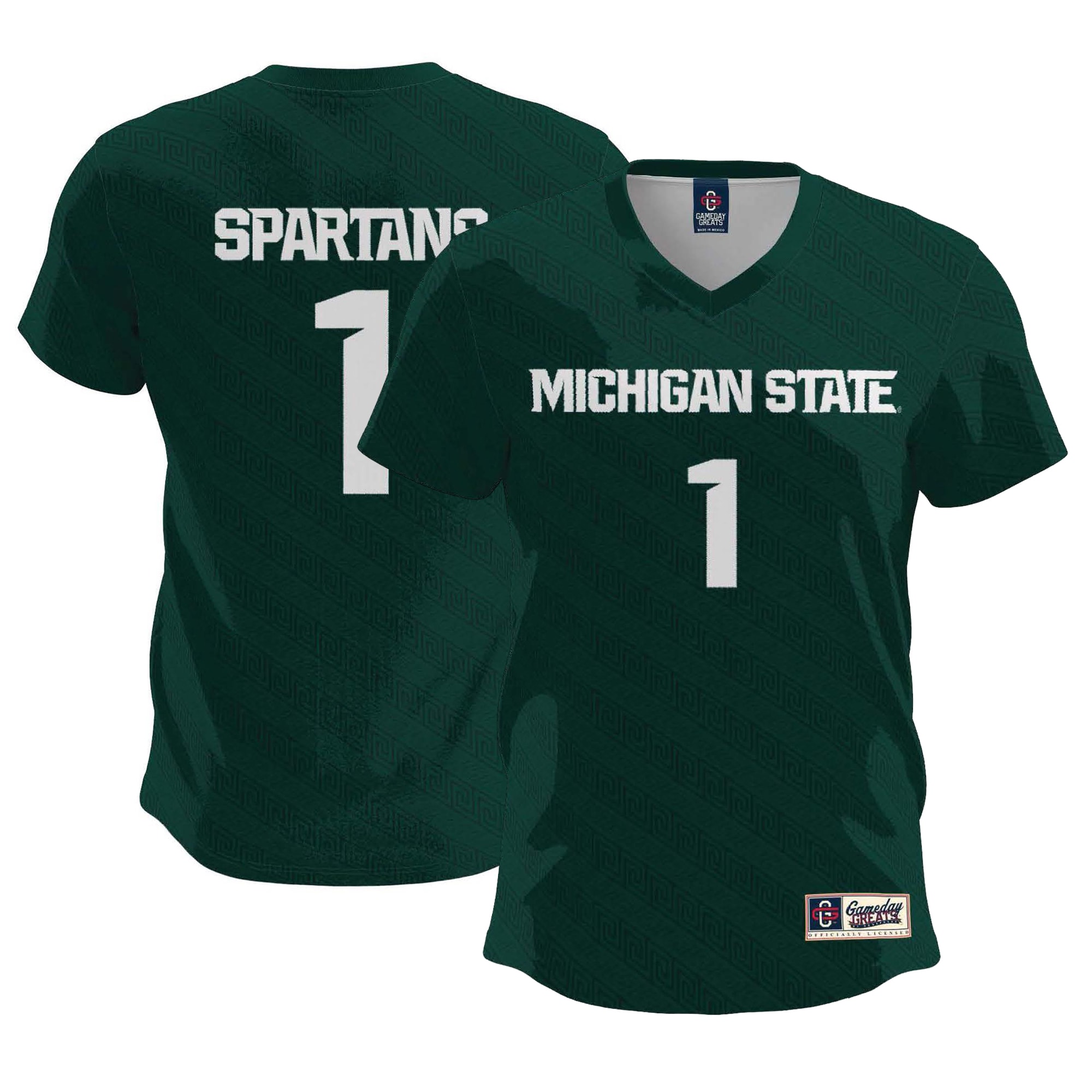 #1 Michigan State Spartans GameDay Greats Women's Lightweight Soccer Team Jersey