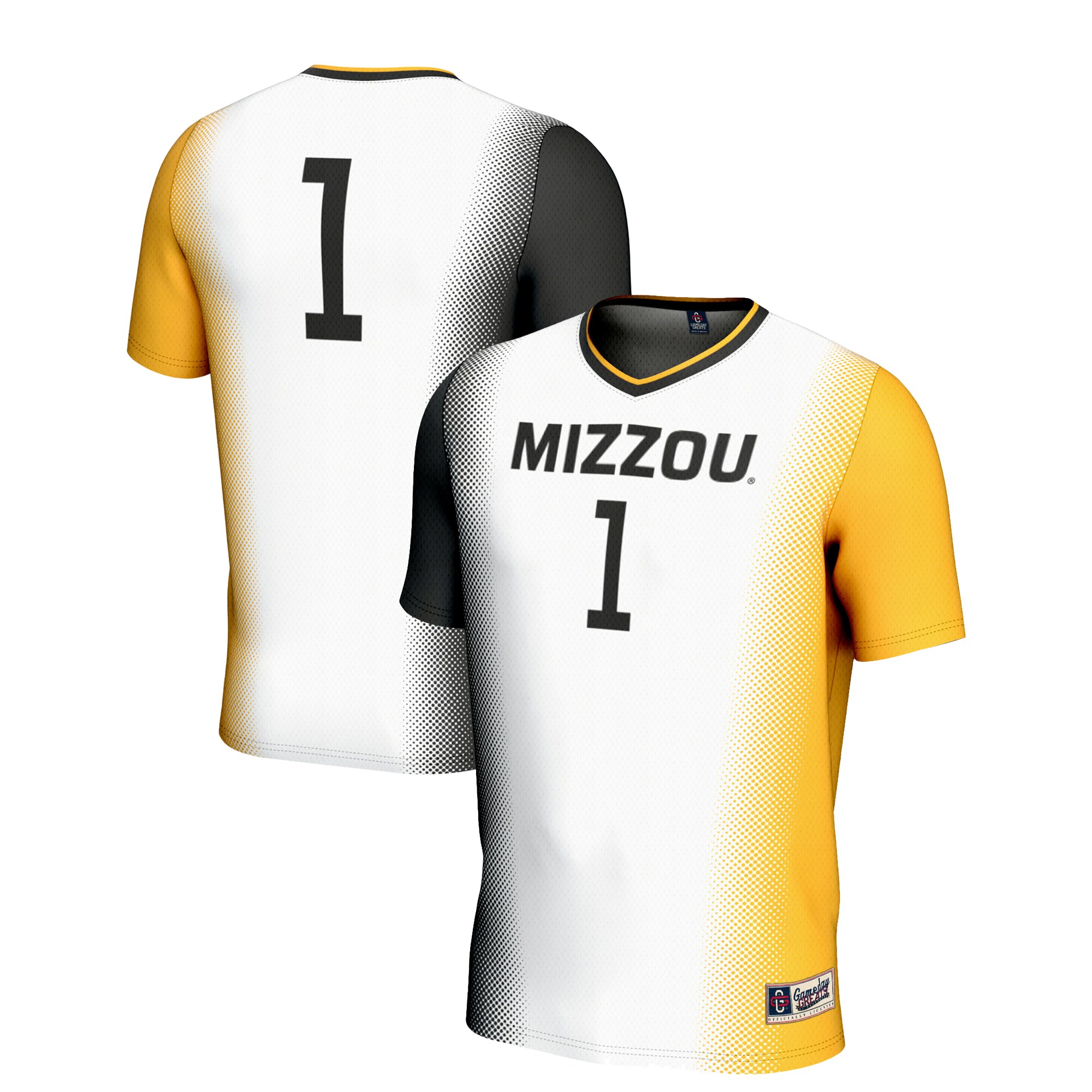 #1 Missouri Tigers GameDay Greats Youth Lightweight Women's Soccer Jersey - White
