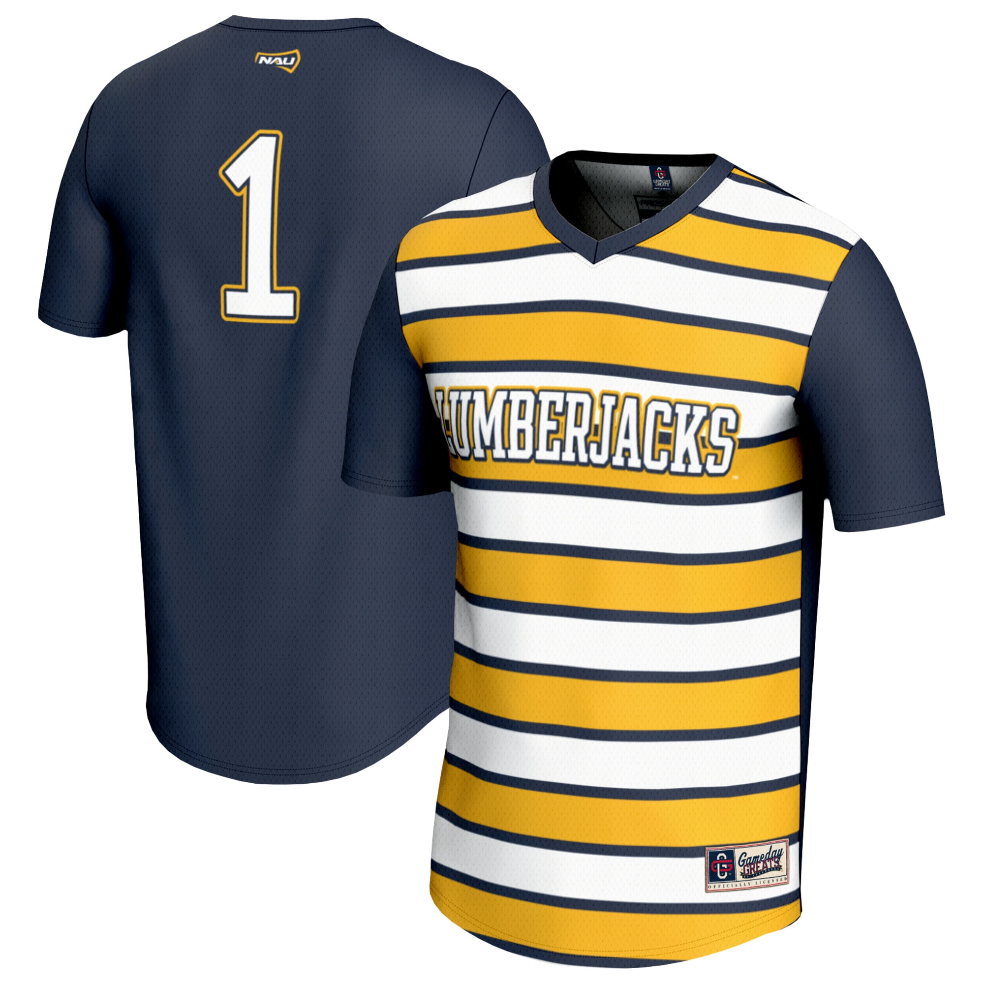 #1 Northern Arizona Lumberjacks GameDay Greats Youth Lightweight Soccer Fashion Jersey - Navy
