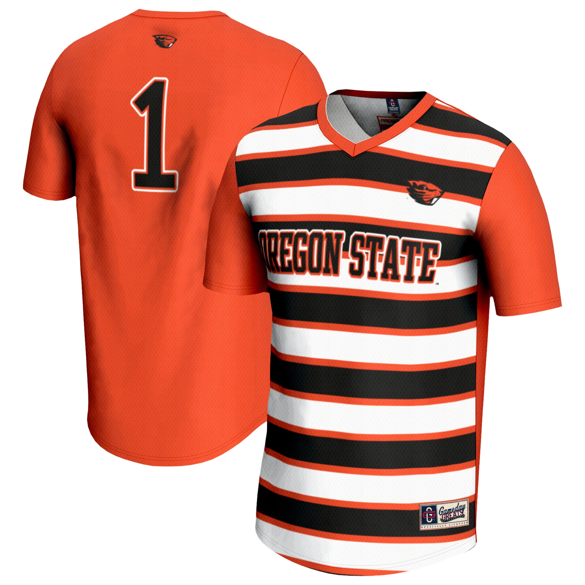 #1 Oregon State Beavers GameDay Greats Youth Lightweight Soccer Fashion Jersey - Orange