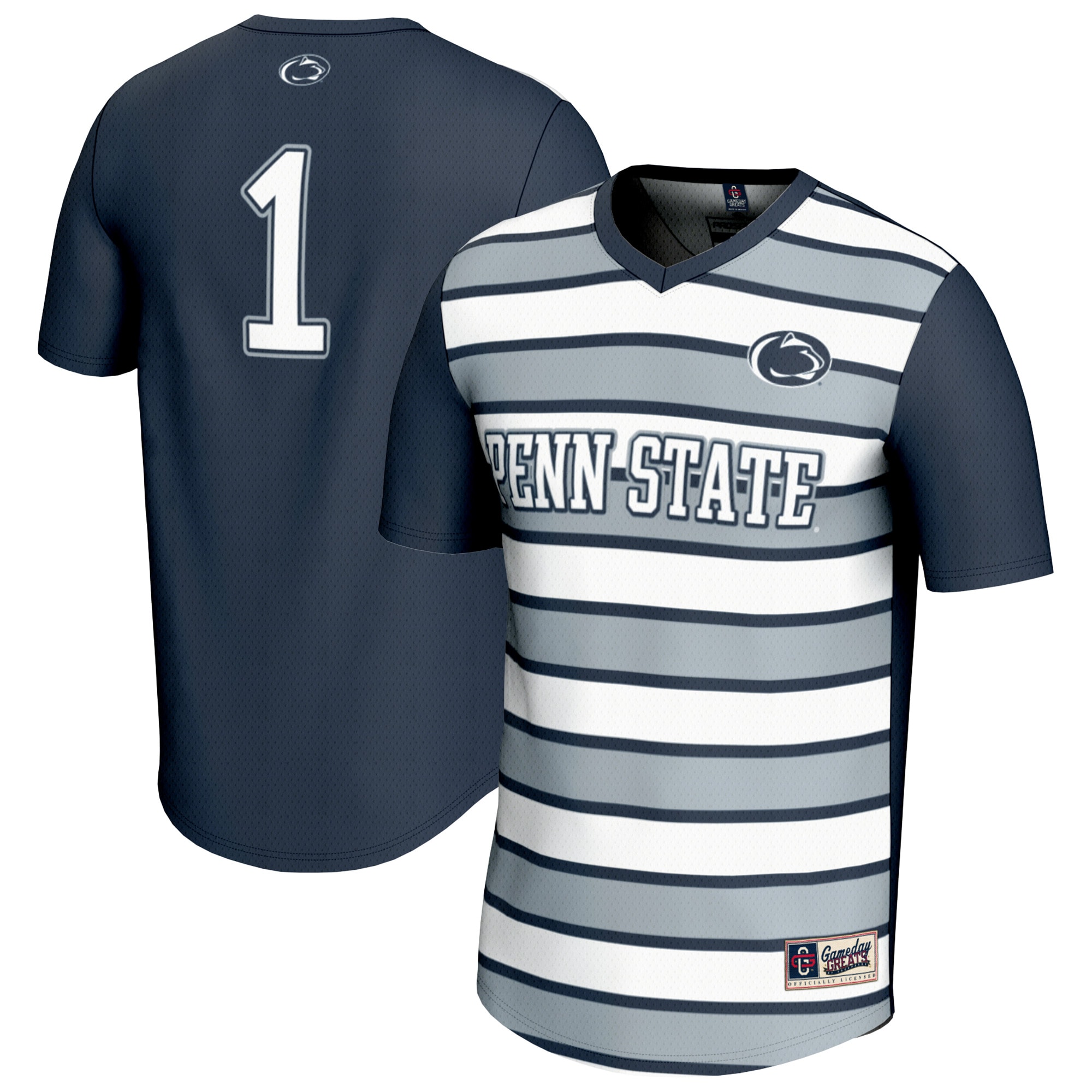 #1 Penn State Nittany Lions GameDay Greats Youth Lightweight Soccer Fashion Jersey - Navy