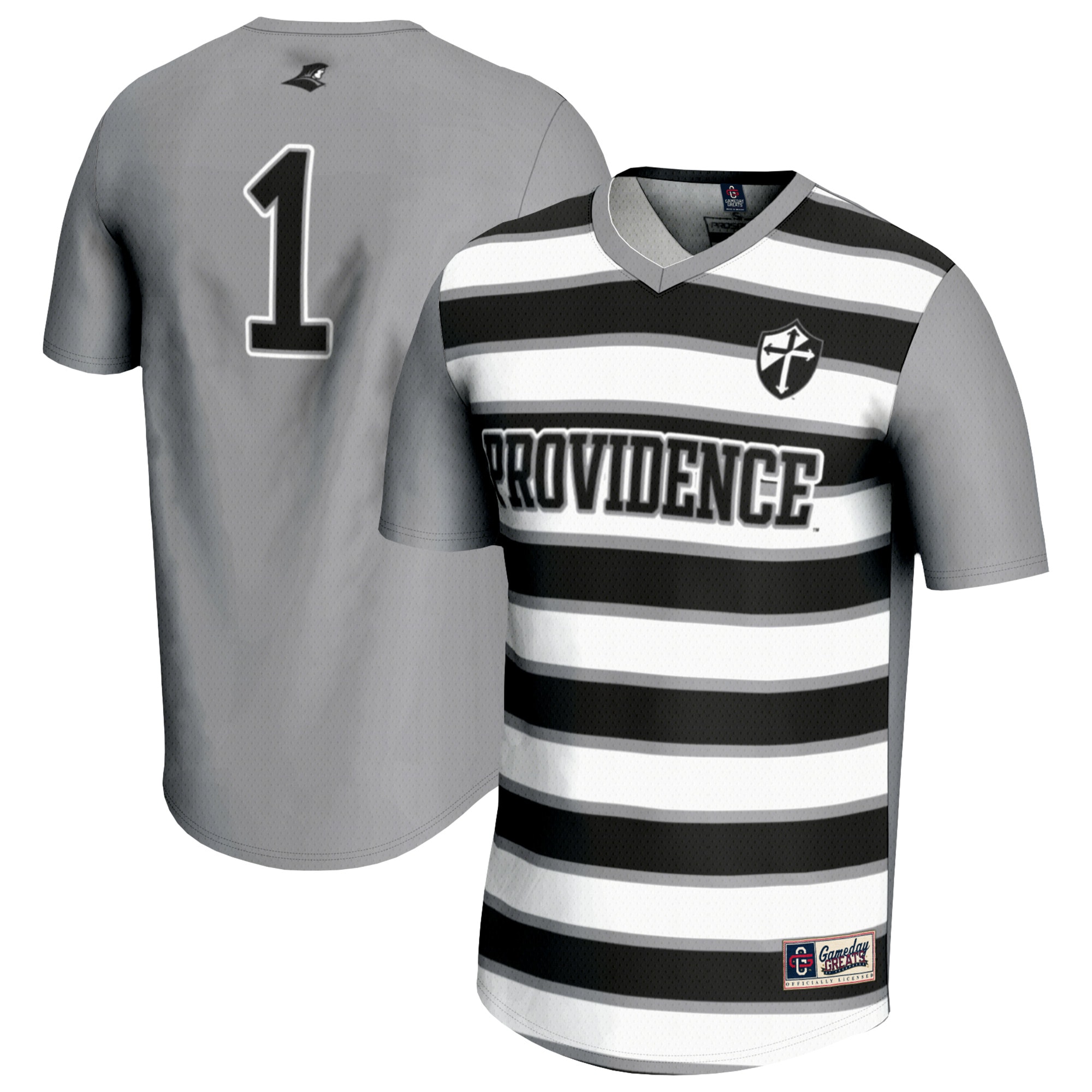 #1 Providence Friars GameDay Greats Youth Lightweight Soccer Fashion Jersey - Silver