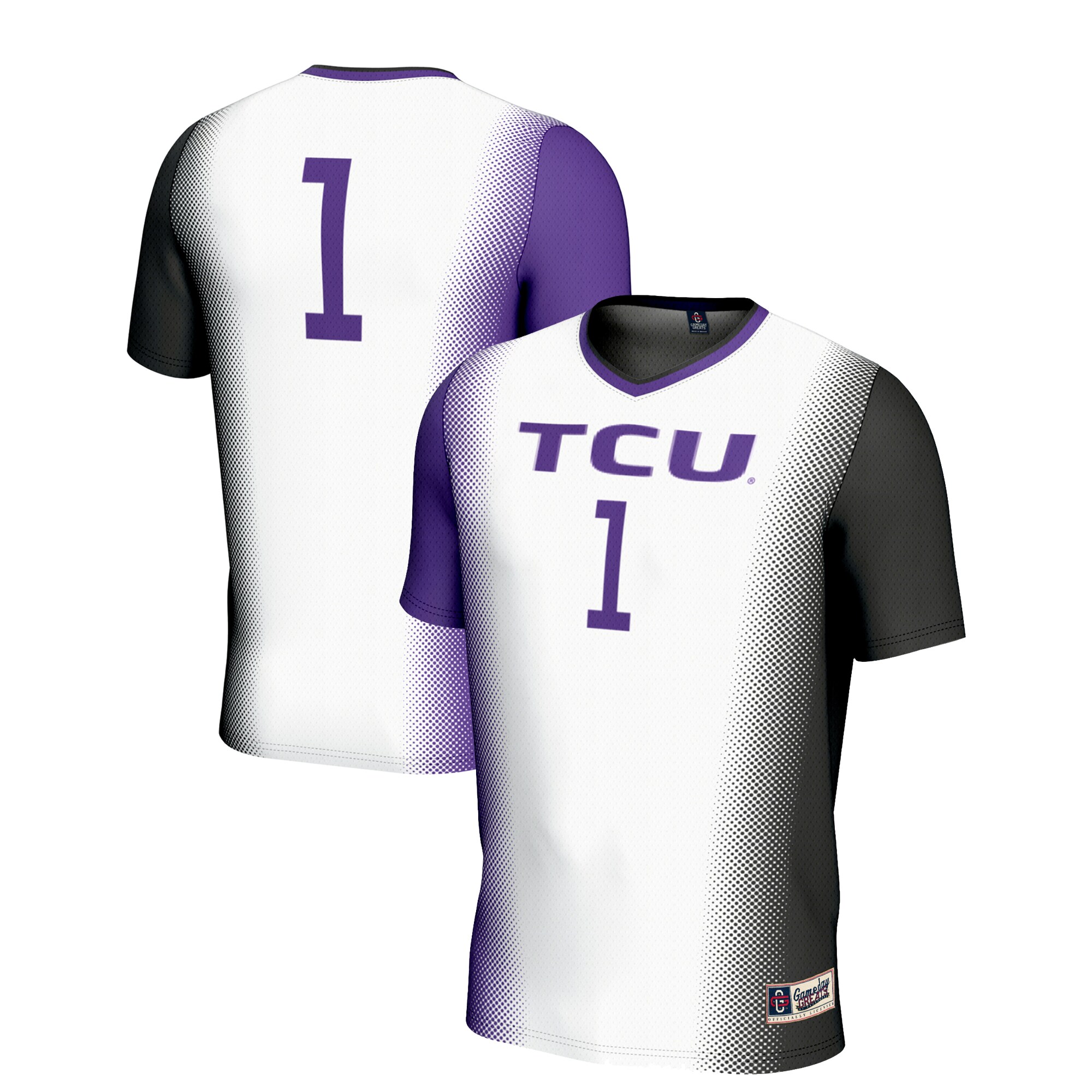 #1 TCU Horned Frogs GameDay Greats Youth Lightweight Women's Soccer Jersey - White