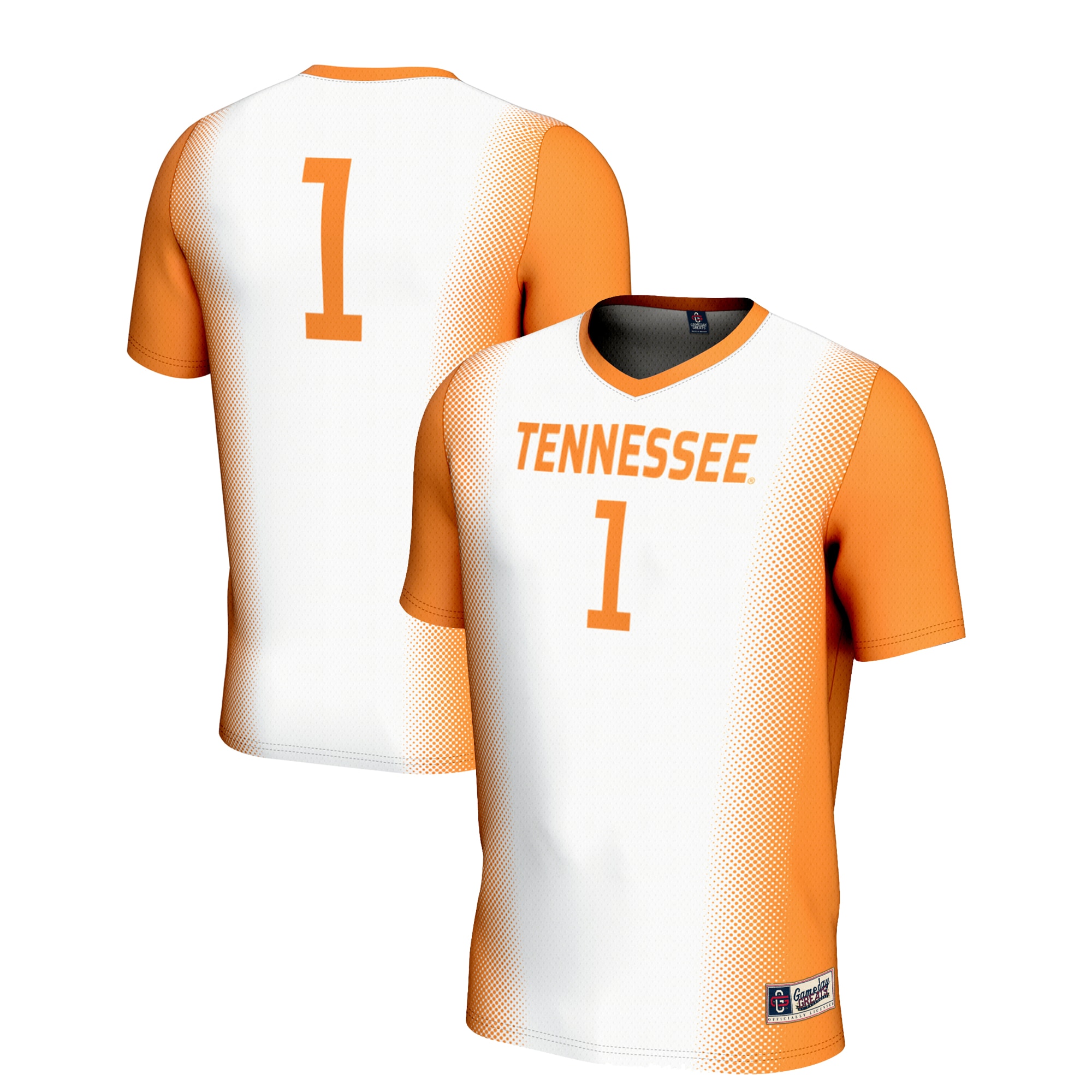 #1 Tennessee Volunteers GameDay Greats Youth Lightweight Women's Soccer Jersey - White