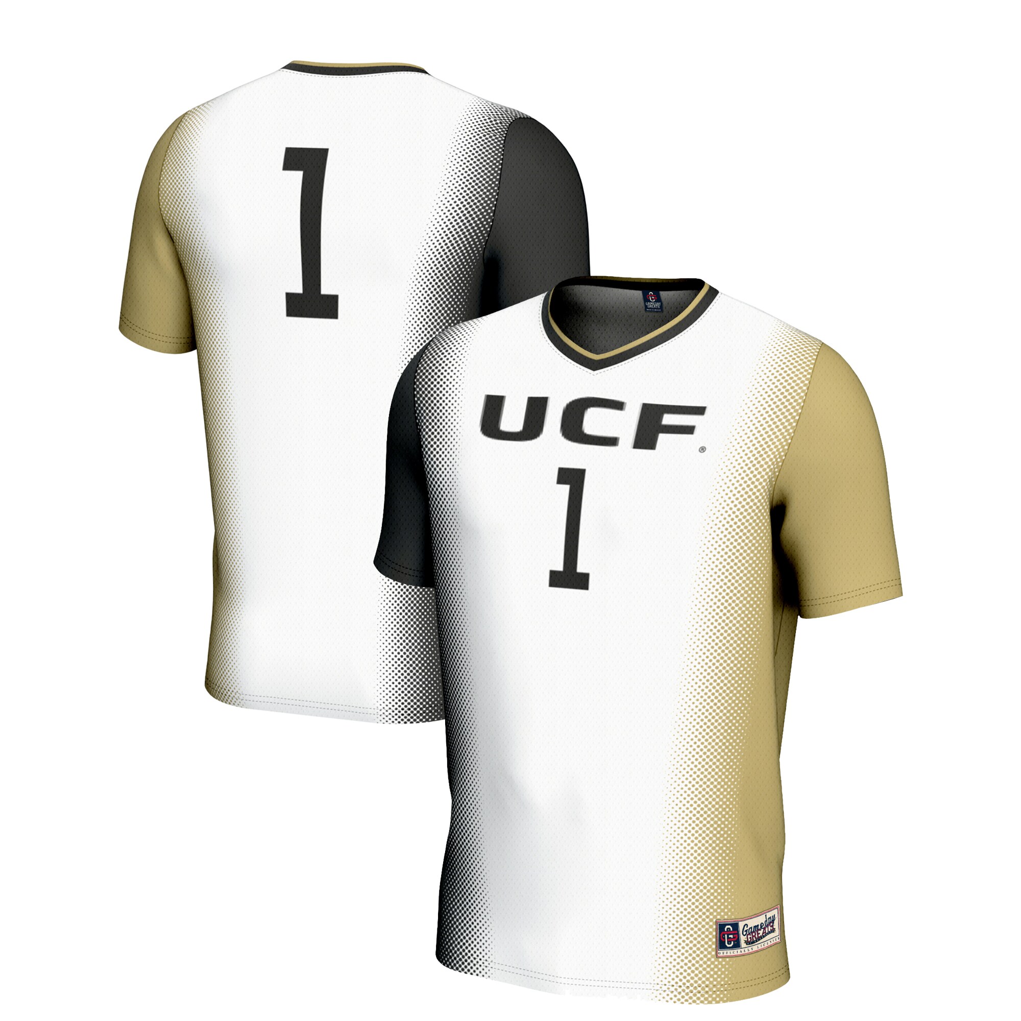 #1 UCF Knights GameDay Greats Unisex Lightweight Women's Soccer Jersey - White