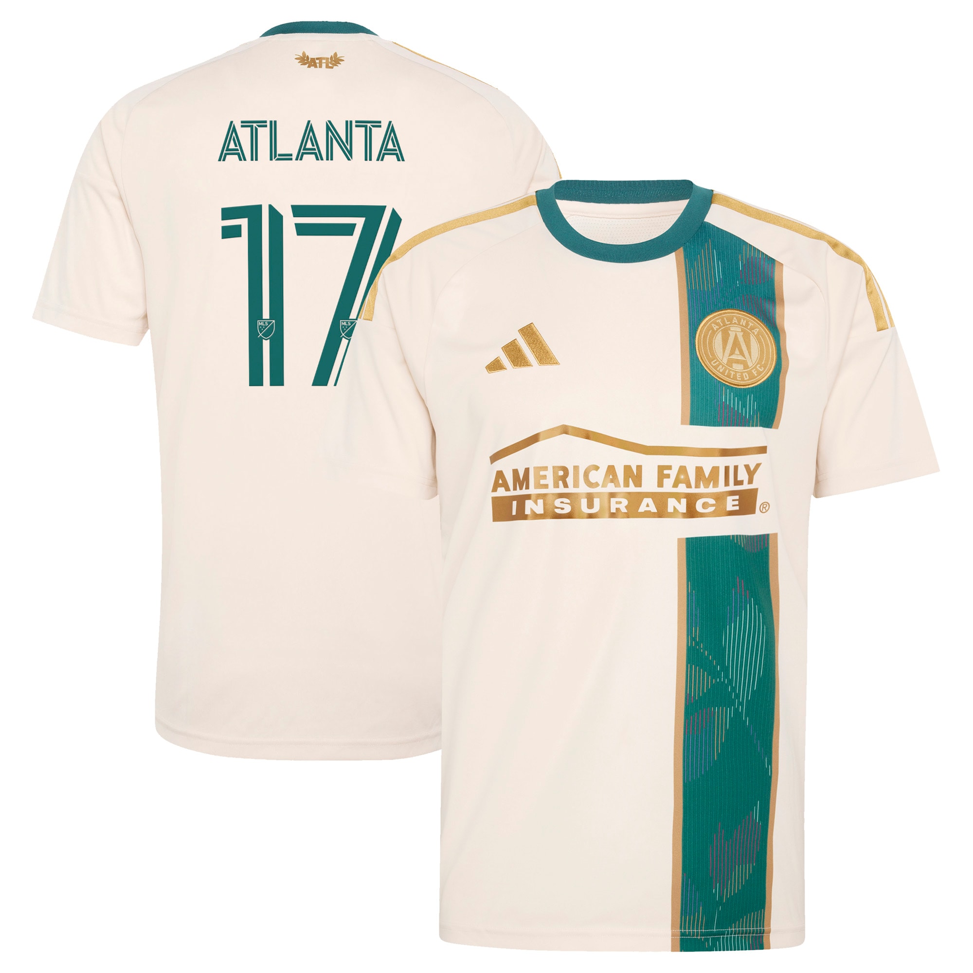 #17 Atlanta United FC 2026 Spirit of '96 Jersey - Tan