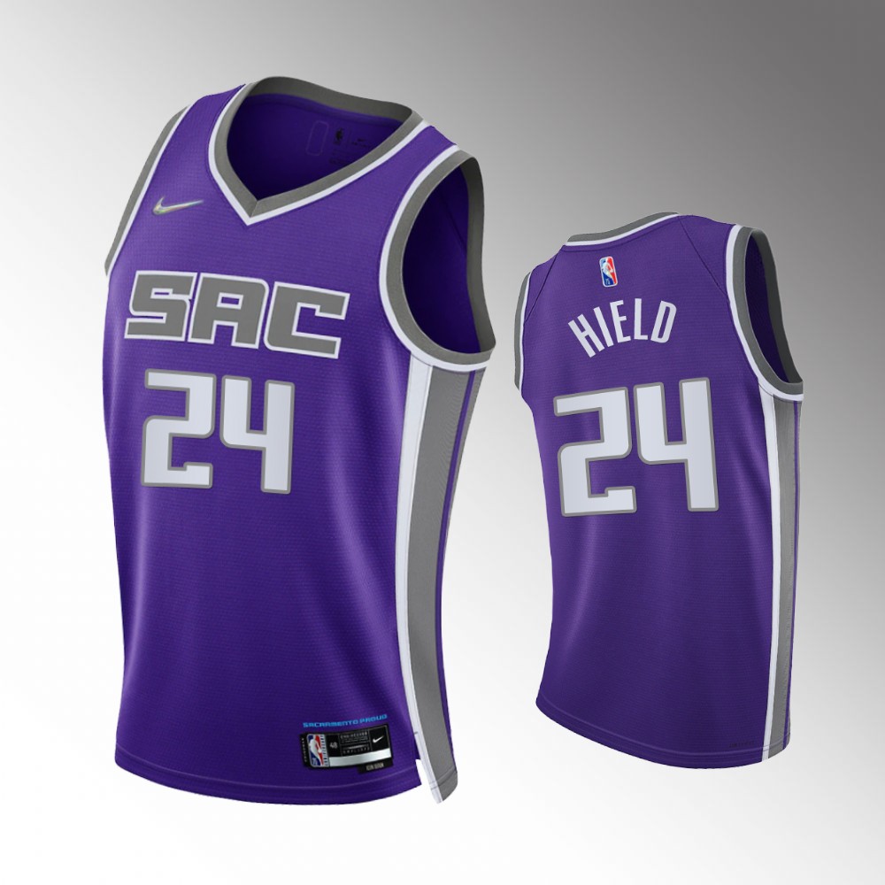 #24 Buddy Hield Kings Purple 2021-22 75th Diamond Anniversary Icon Edition Jersey