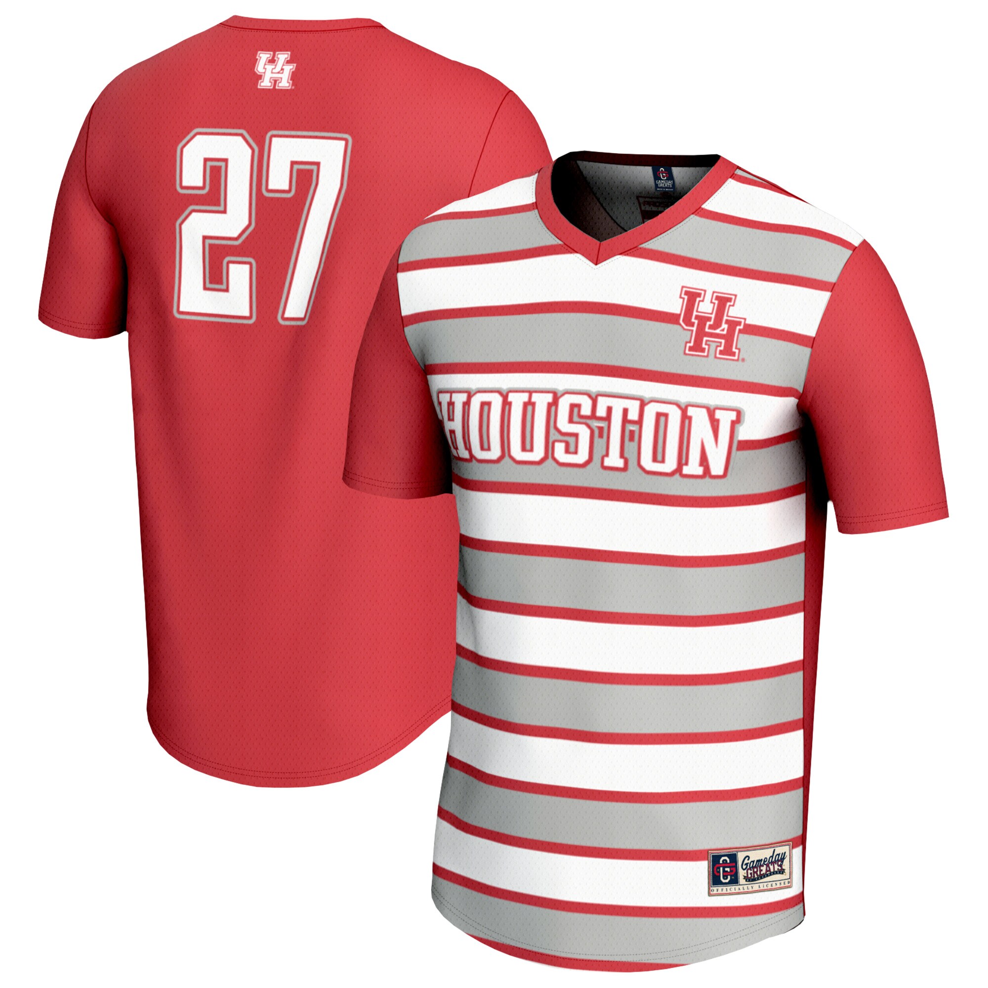#27 Houston Cougars GameDay Greats Youth Lightweight Soccer Fashion Jersey - Red