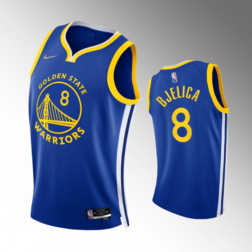 #8 Nemanja Bjelica Warriors Royal 2021-22 75th Diamond Anniversary Icon Edition Jersey