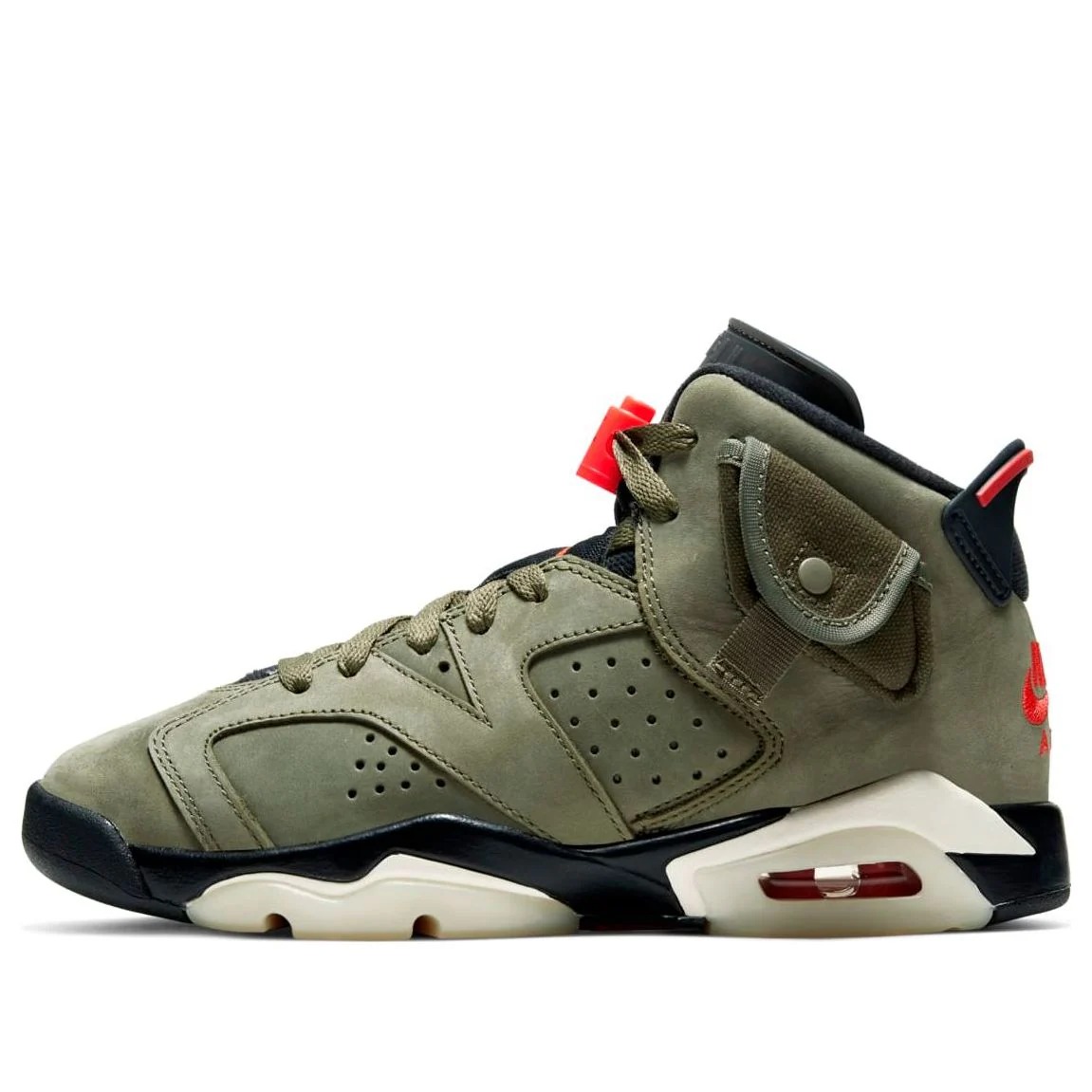 (GS) Air Jordan 6 Retro x Travis Scott 'Olive' CN1085-200