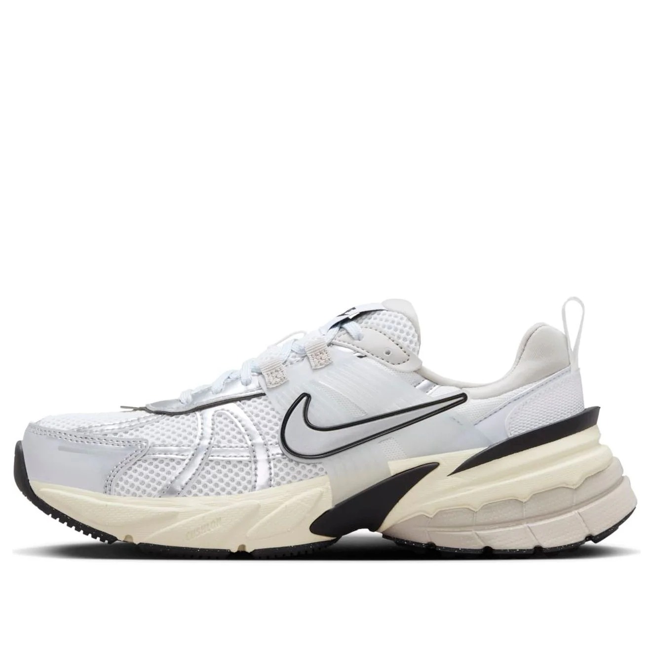 (WMNS) Nike V2K Run 'Summit White Metallic Silver' FD0736-100