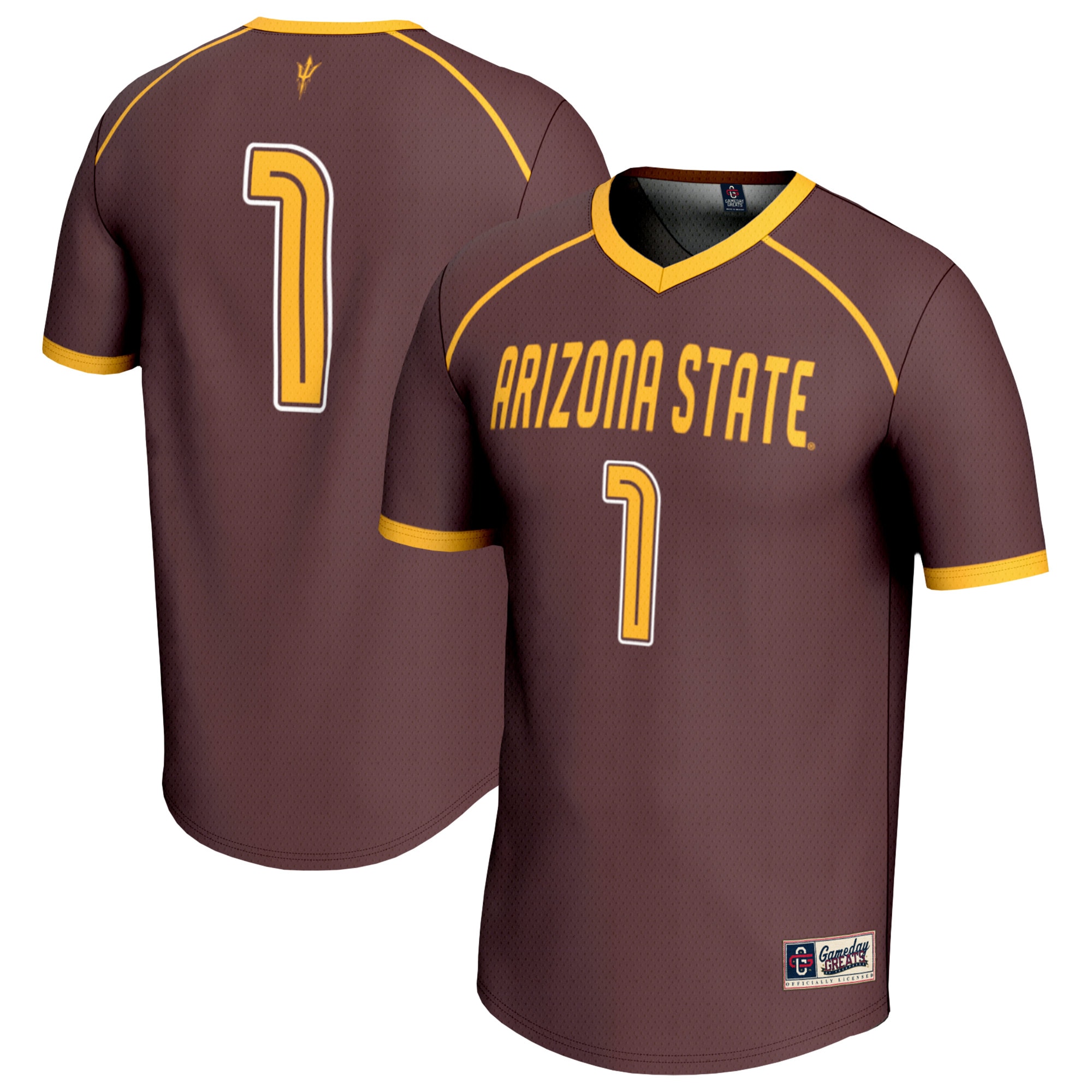  #1 Arizona State Sun Devils GameDay Greats Lightweight Women's Lacrosse Fashion Jersey  - Maroon