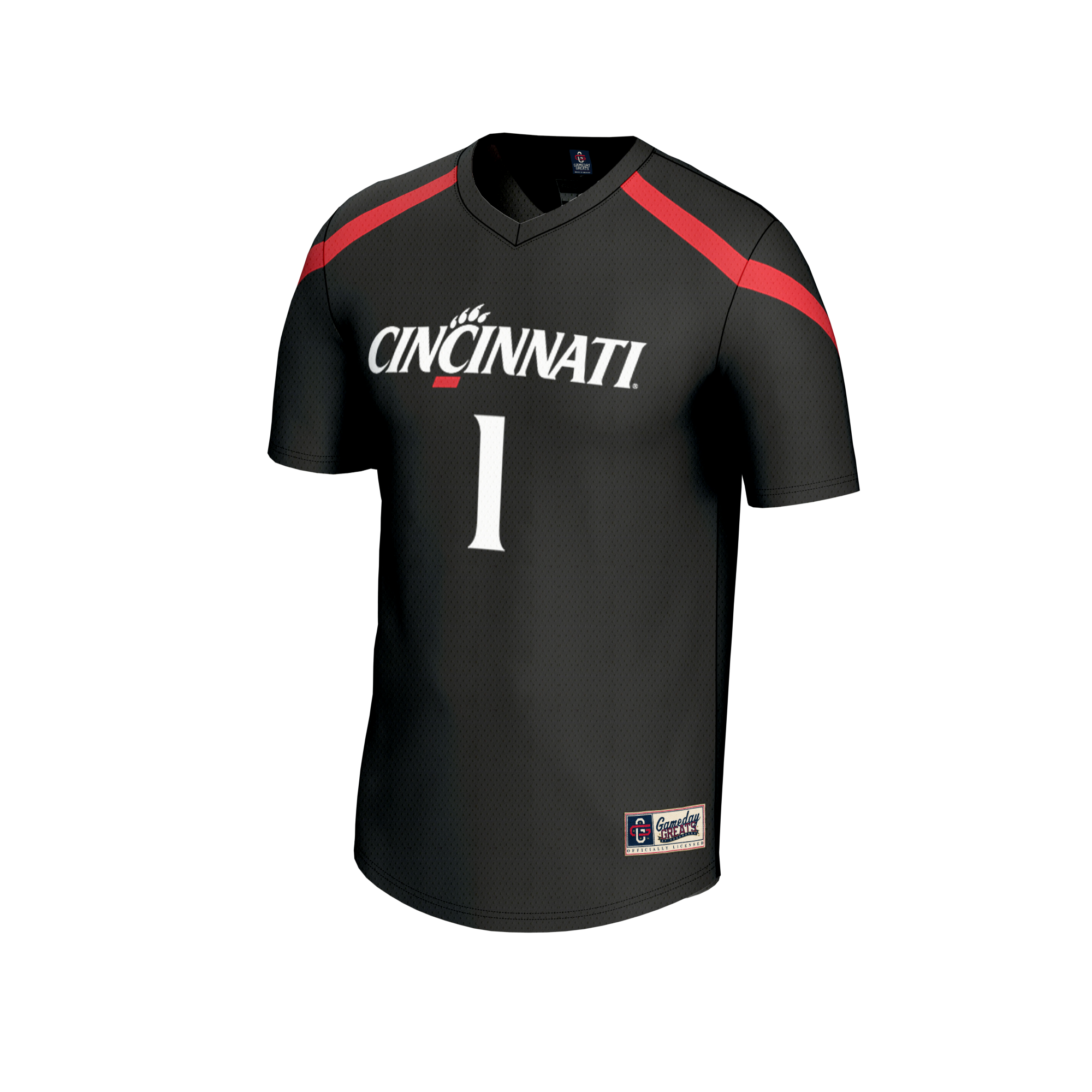#1 Cincinnati Bearcats GameDay Greats Youth Lacrosse Fashion Jersey