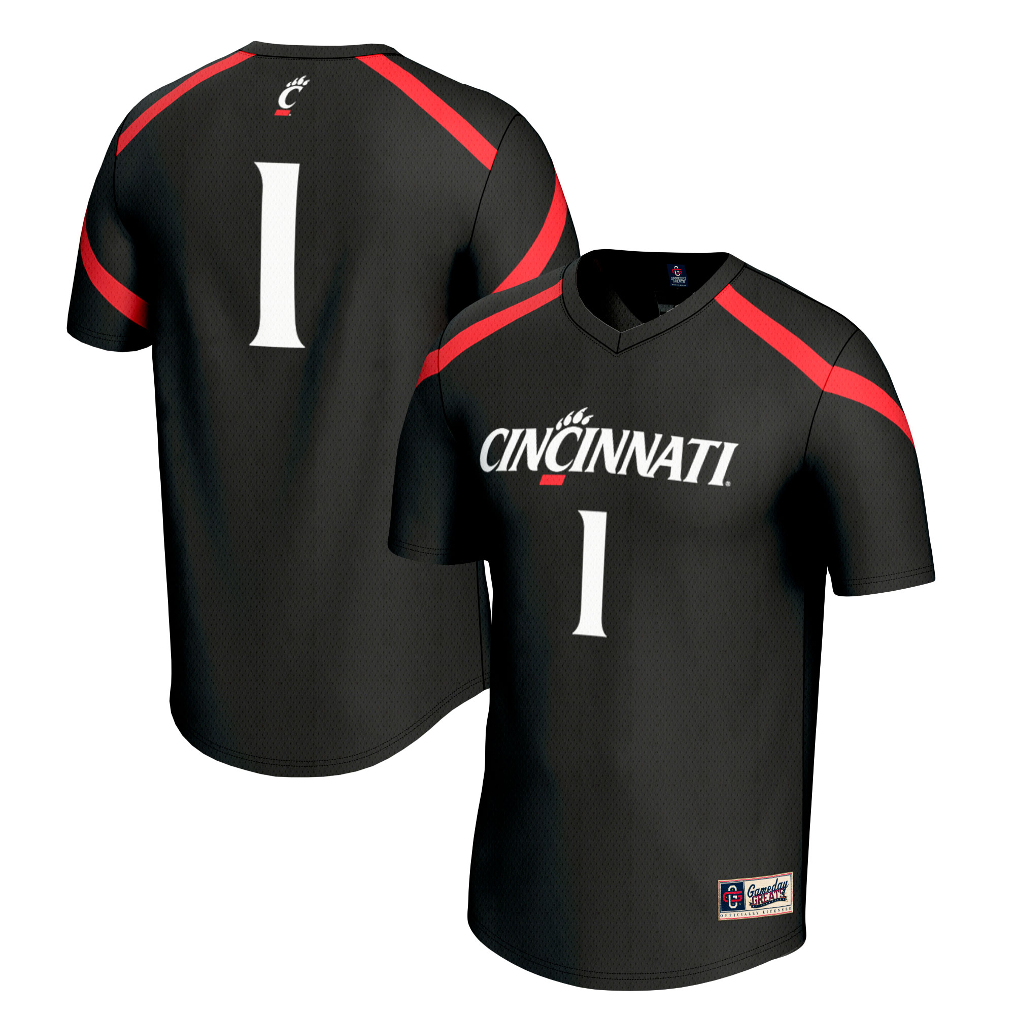  #1  Cincinnati Bearcats GameDay Greats Youth Lacrosse Fashion Jersey