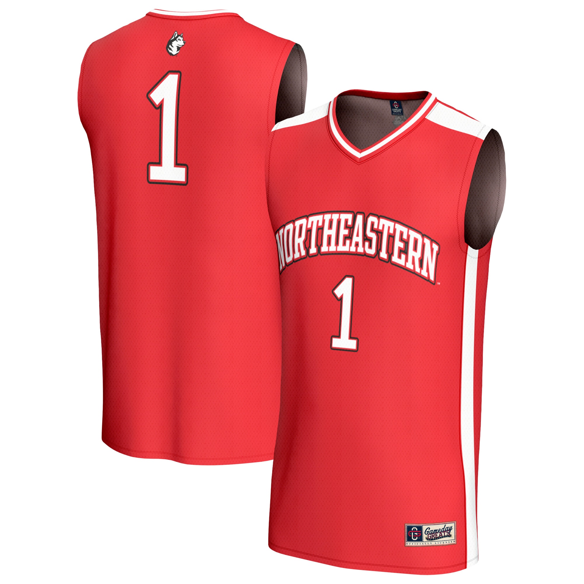  #1 Northeastern Huskies GameDay Greats Youth Lightweight Collegiate Basketball Fashion Jersey
