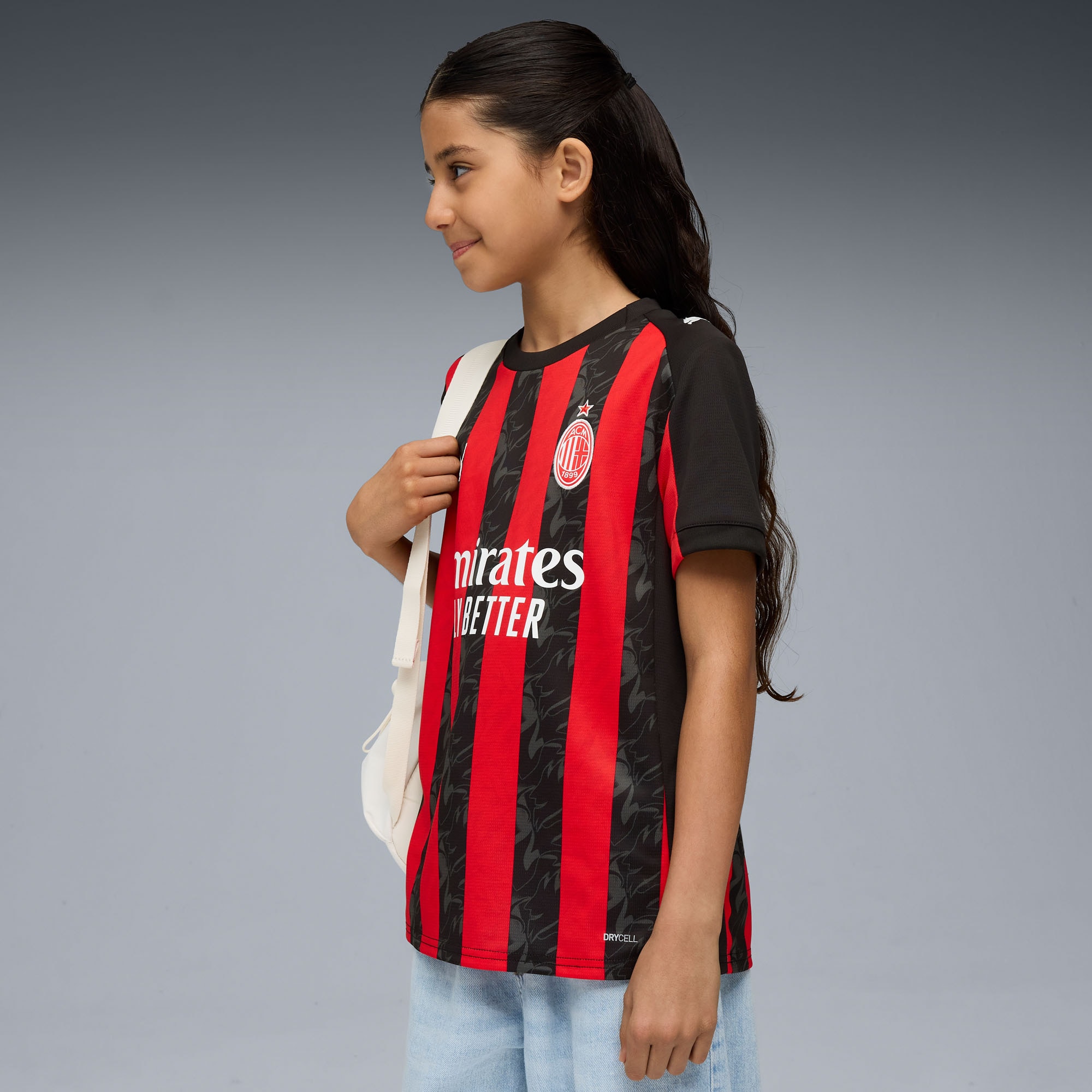  AC Milan Puma Youth 2025/26 Home Jersey - Red