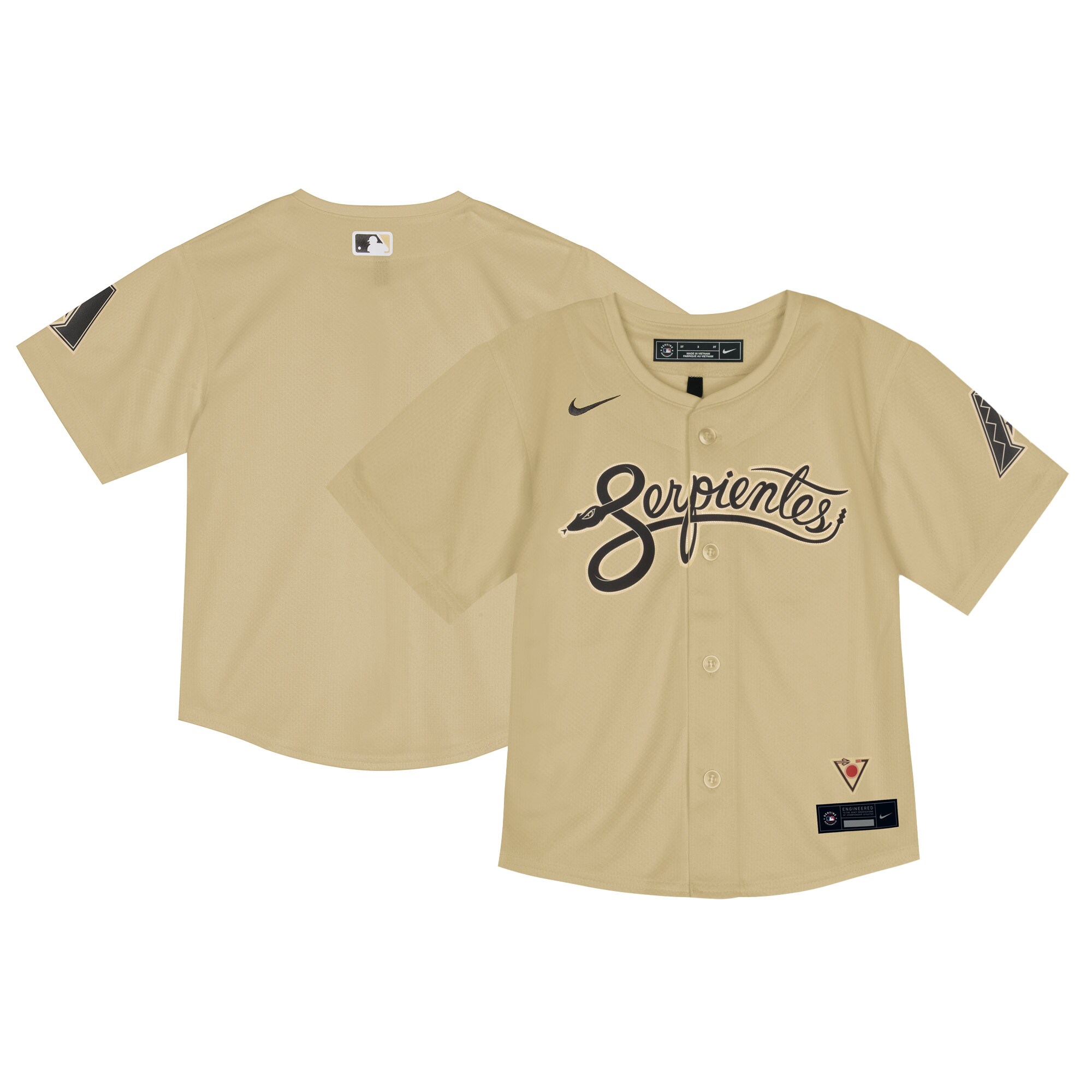  Arizona Diamondbacks Nike Toddler City Connect Limited Jersey - Sand