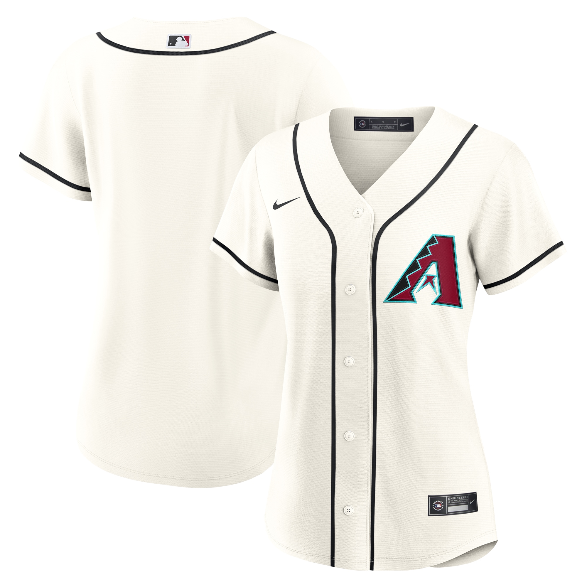  Arizona Diamondbacks Women's Home 2.0 Jersey - Cream