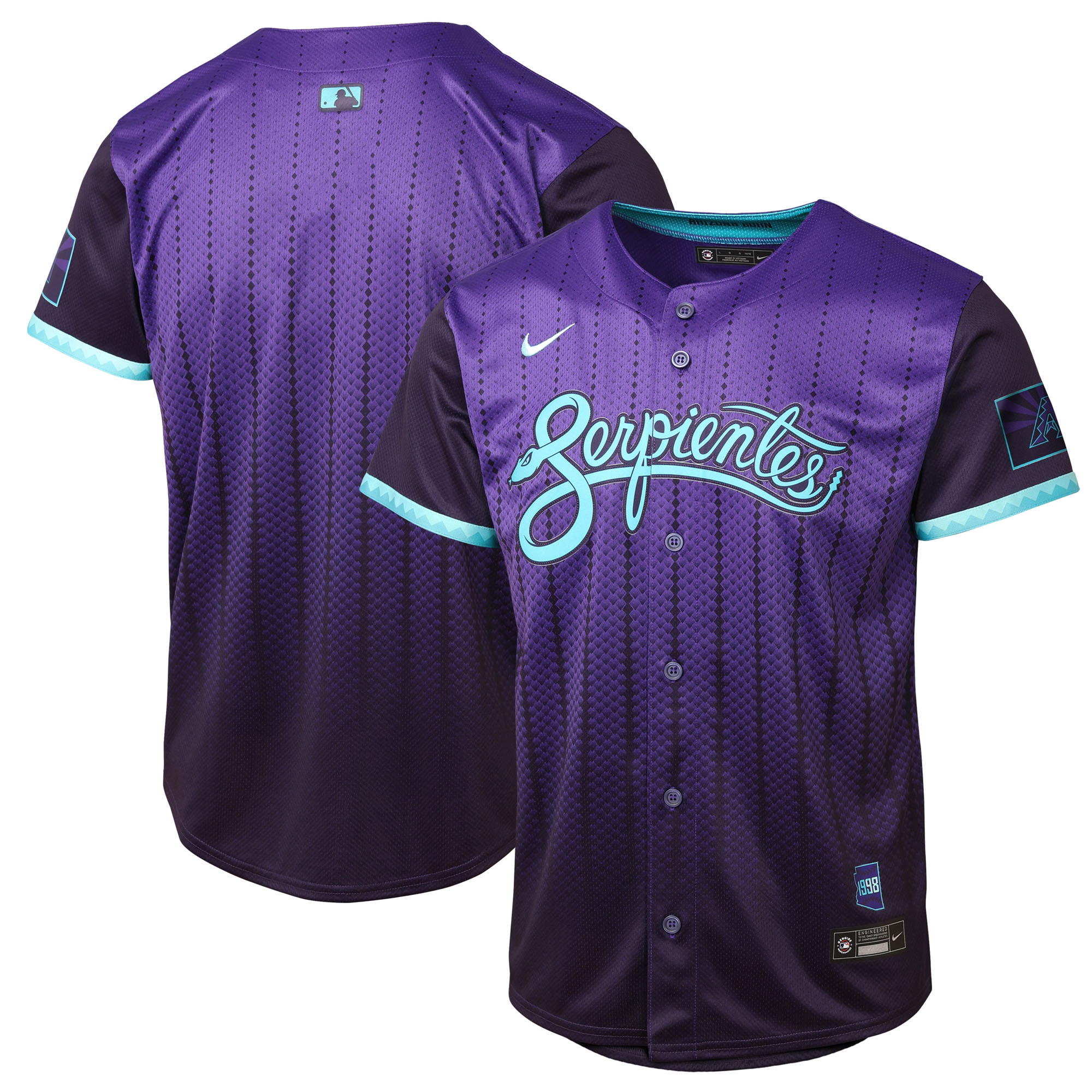  Arizona Diamondbacks Youth 2025 City Connect Limited Jersey - Purple