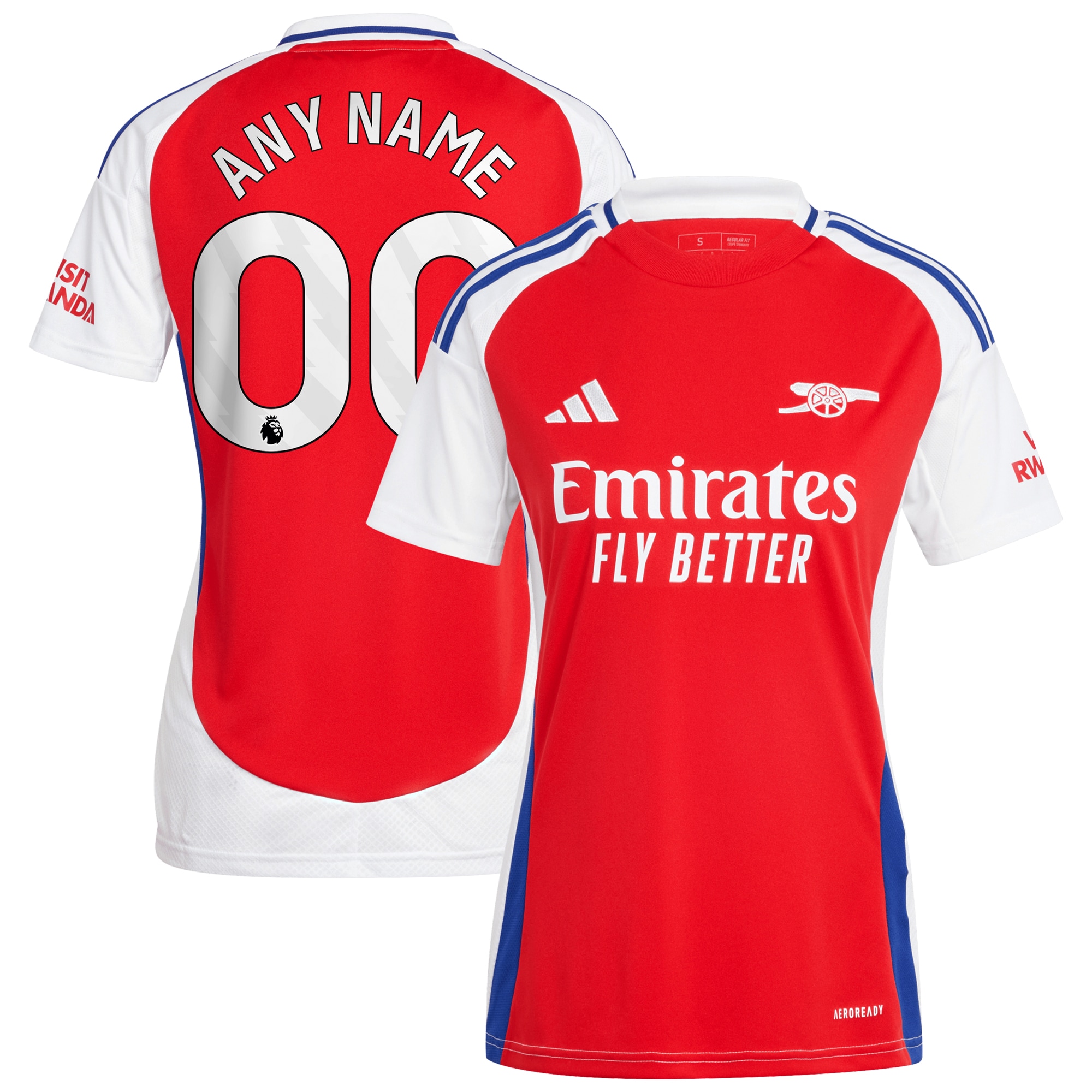  Arsenal Women's 2024/25 Home Custom Jersey – Red
