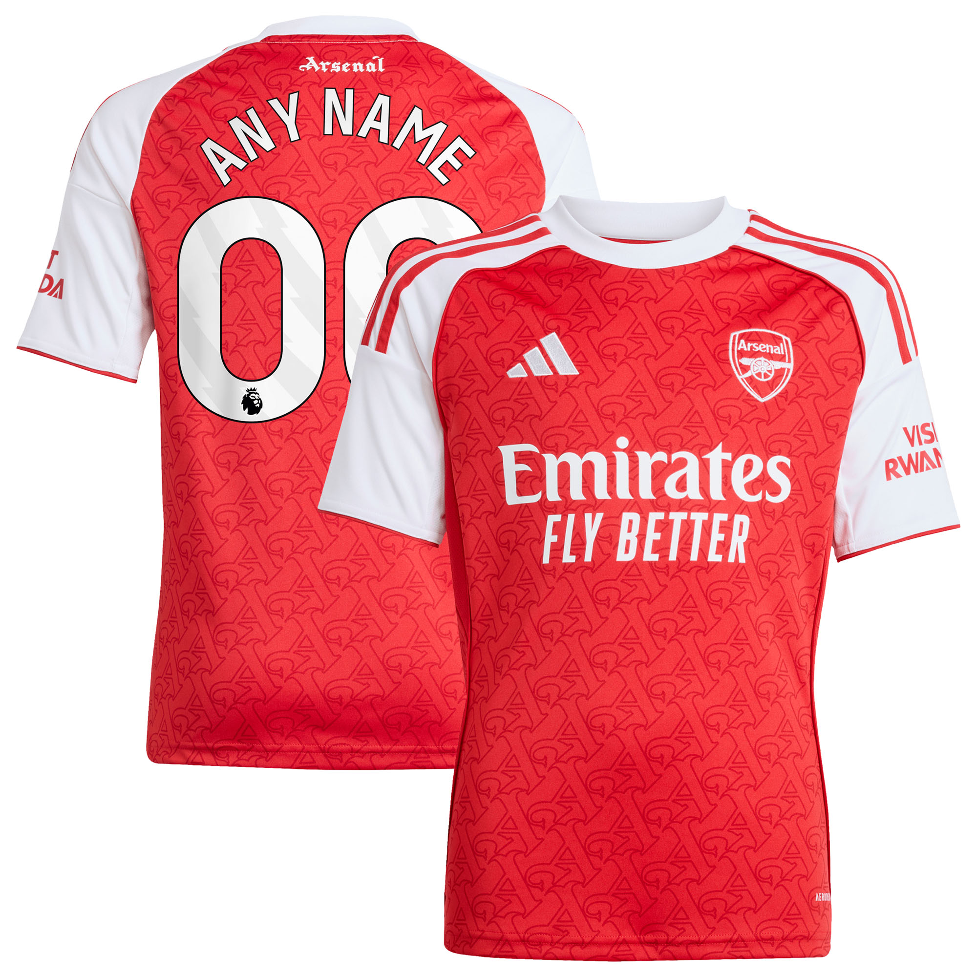  Arsenal Youth 2025/26 Home Custom Jersey