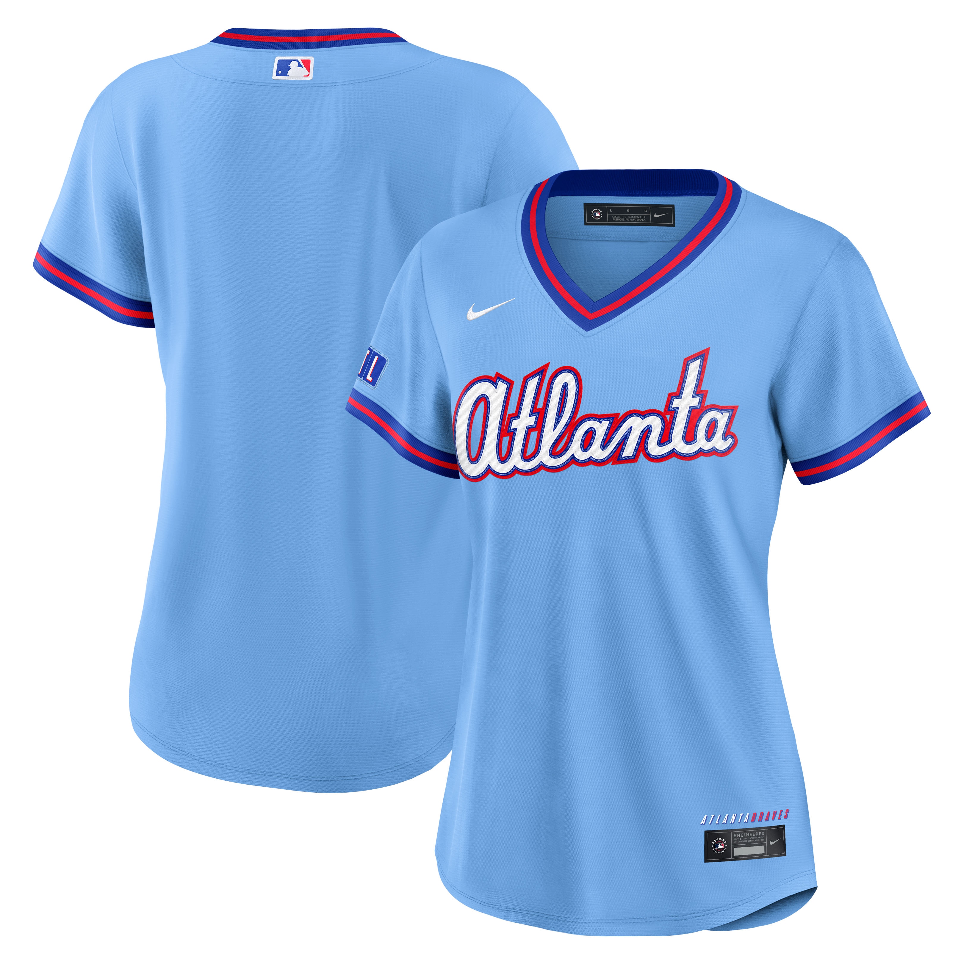  Atlanta Braves Women's 2026 City Connect Stadium Jersey - Powder Blue