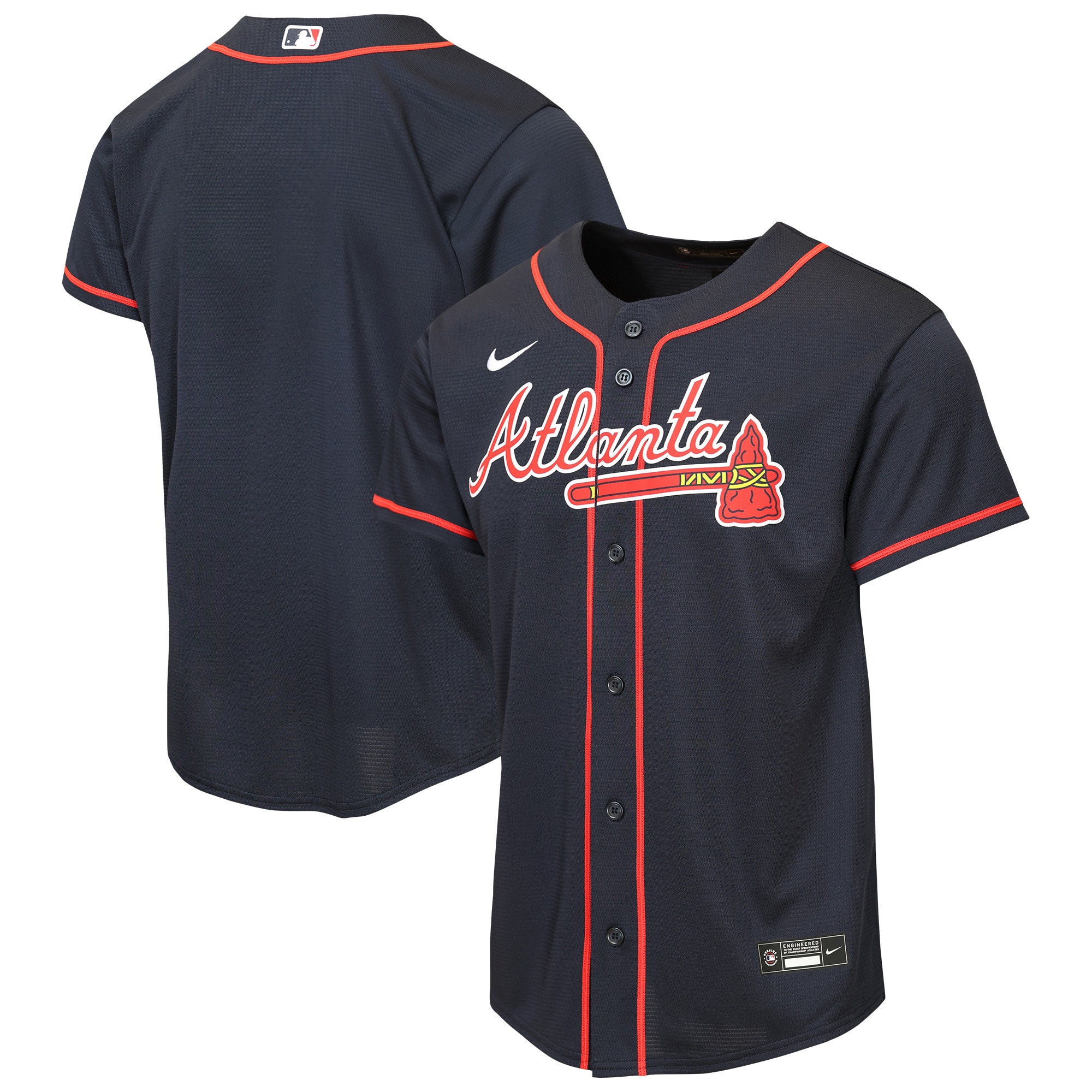  Atlanta Braves Youth Alternate Jersey