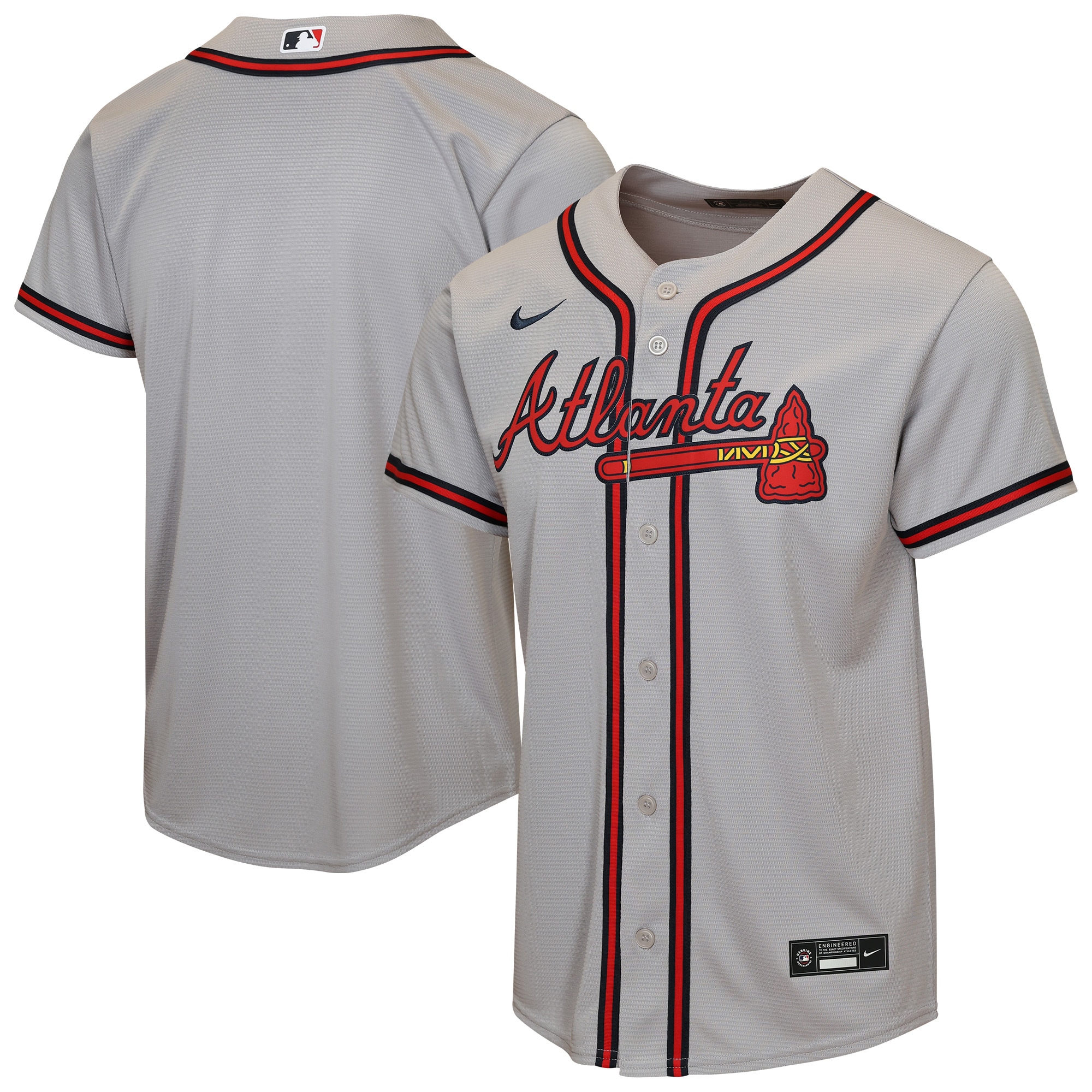  Atlanta Braves Youth Road Jersey