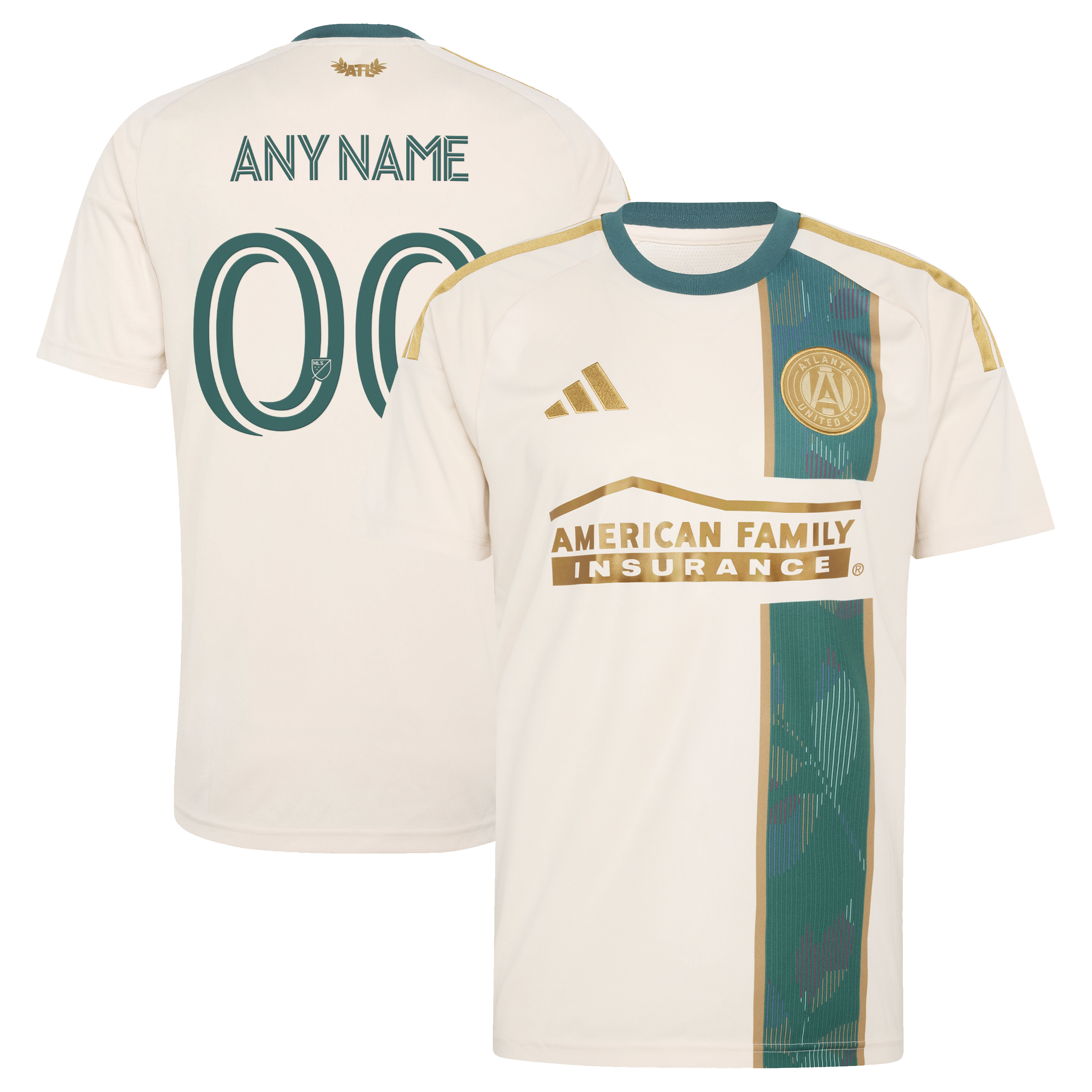  Atlanta United FC 2026 Spirit of '96 Custom Jersey - Tan