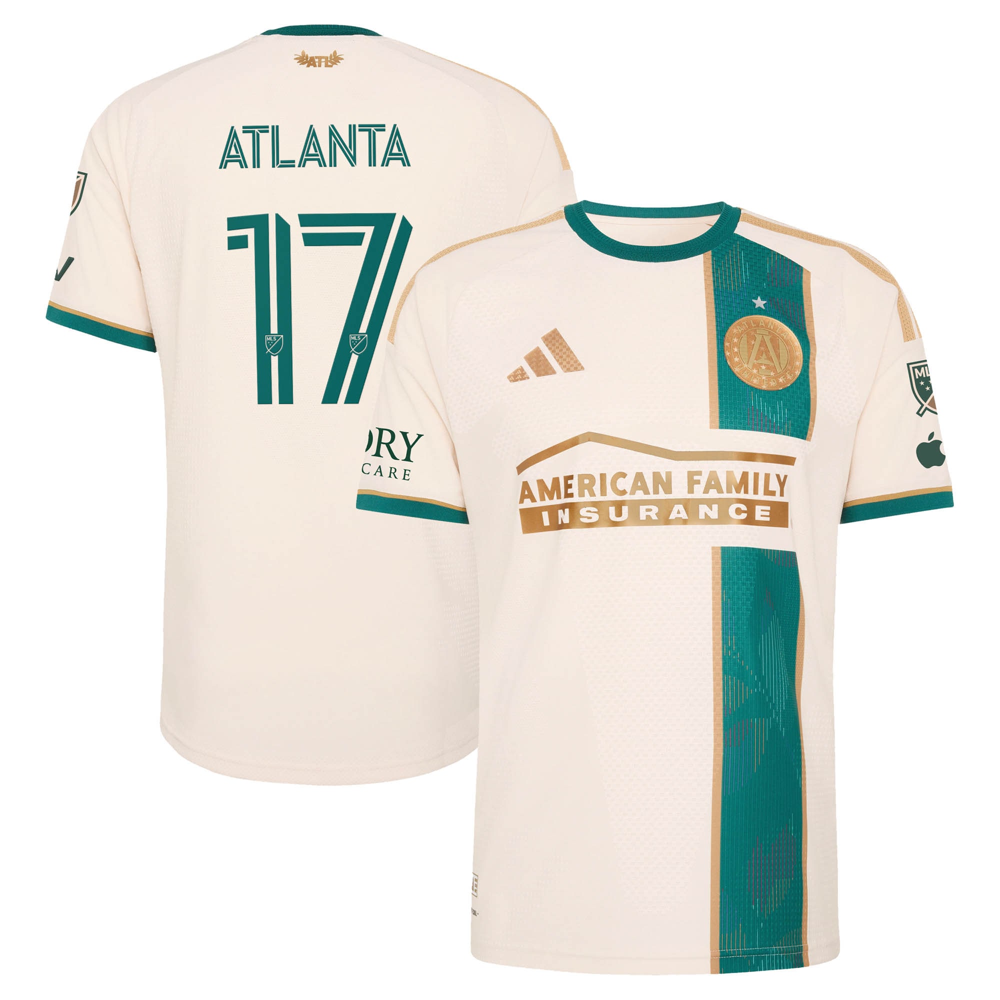  Atlanta United FC 2026 Spirit of '96 On-Field Patch Jersey - Tan