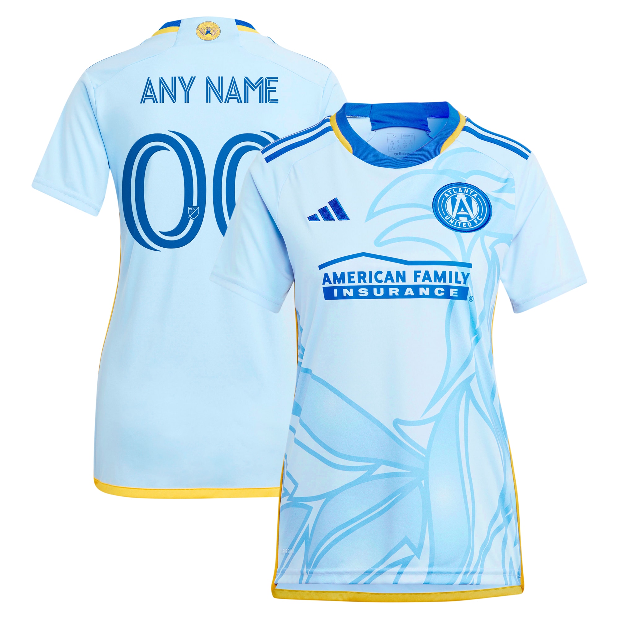  Atlanta United FC Women's 2024 The Resurgens Kit Custom Jersey - Light Blue