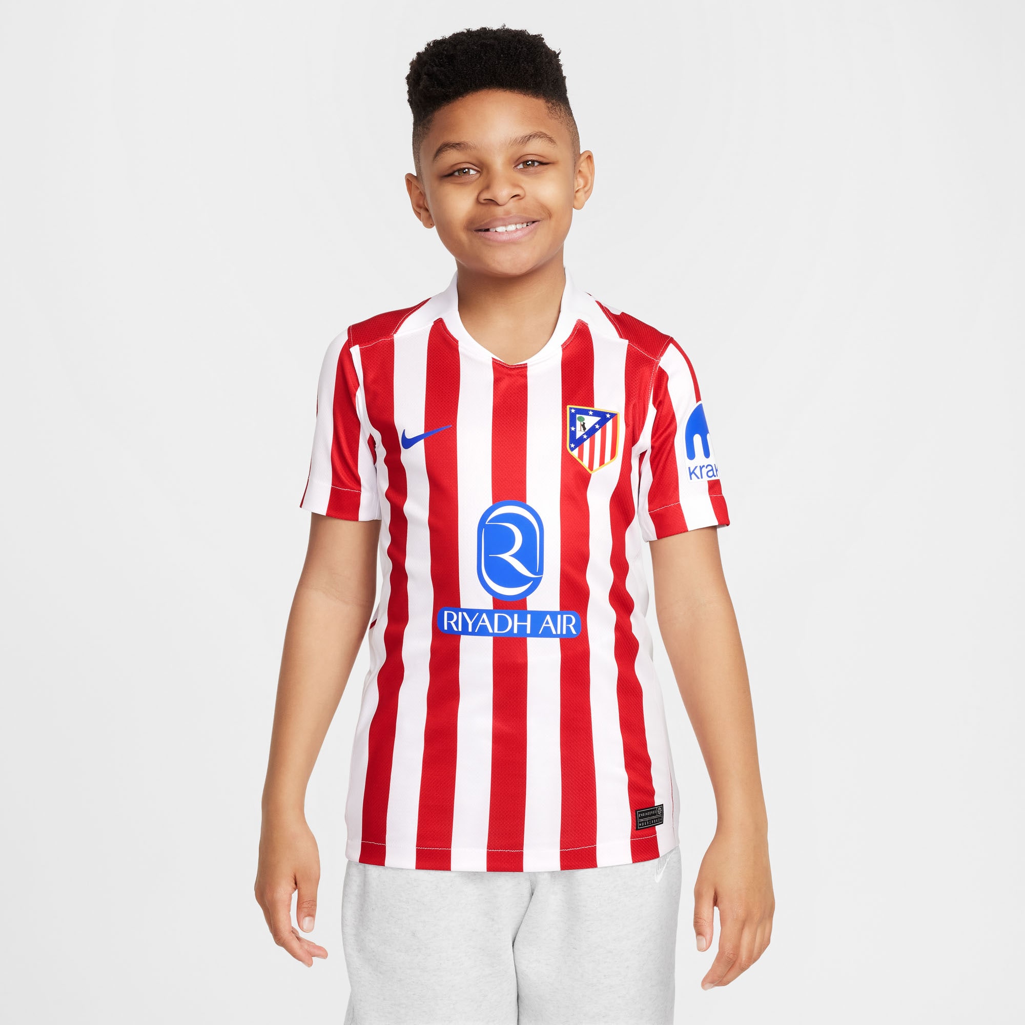  Atletico de Madrid Youth 2025/26 Home Jersey - Red
