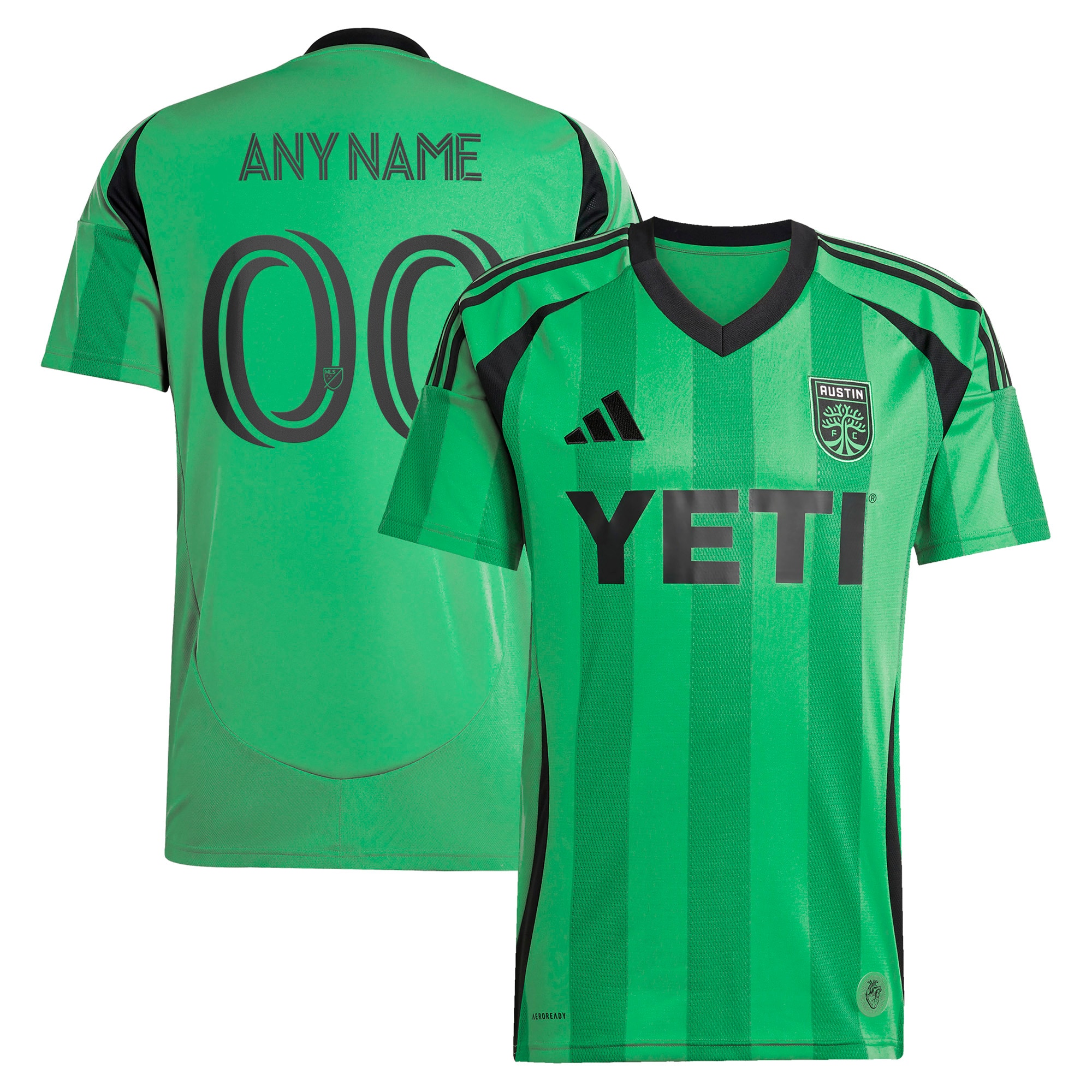  Austin FC 2025 The Heartbeat Kit Custom Jersey - Green
