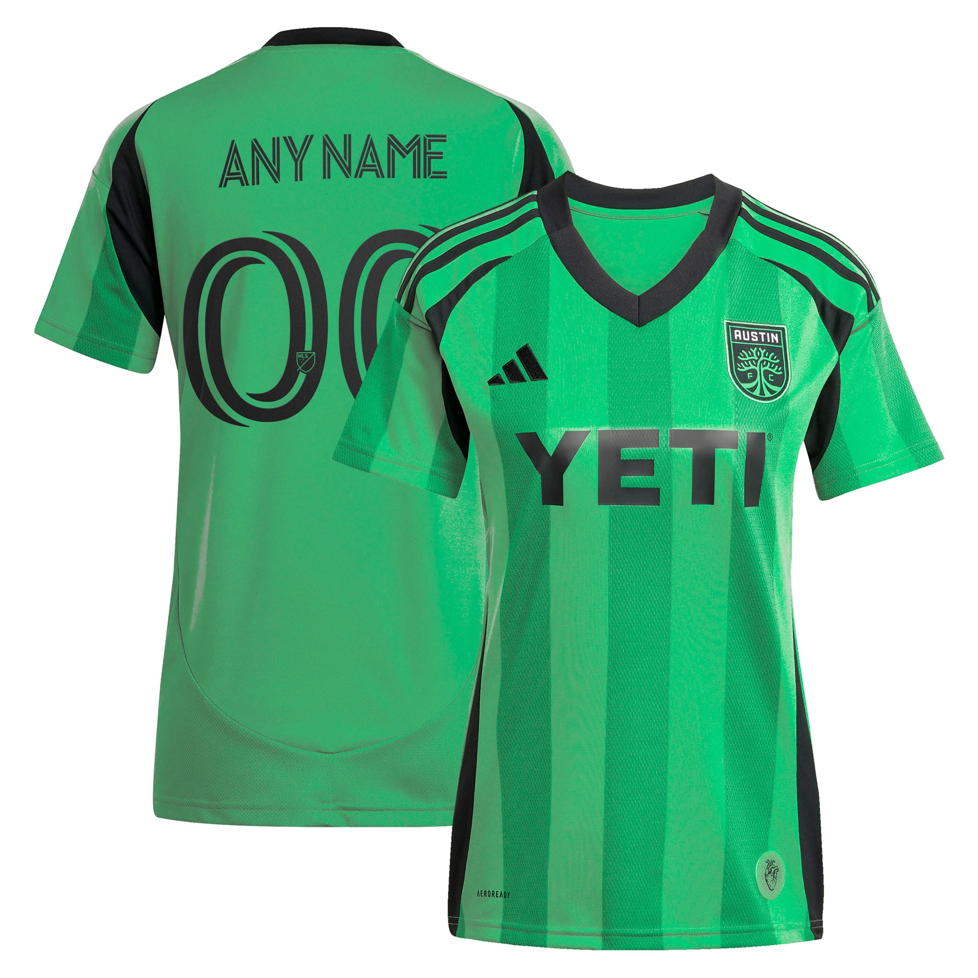  Austin FC Youth 2025 The Heartbeat Kit Custom Jersey - Green
