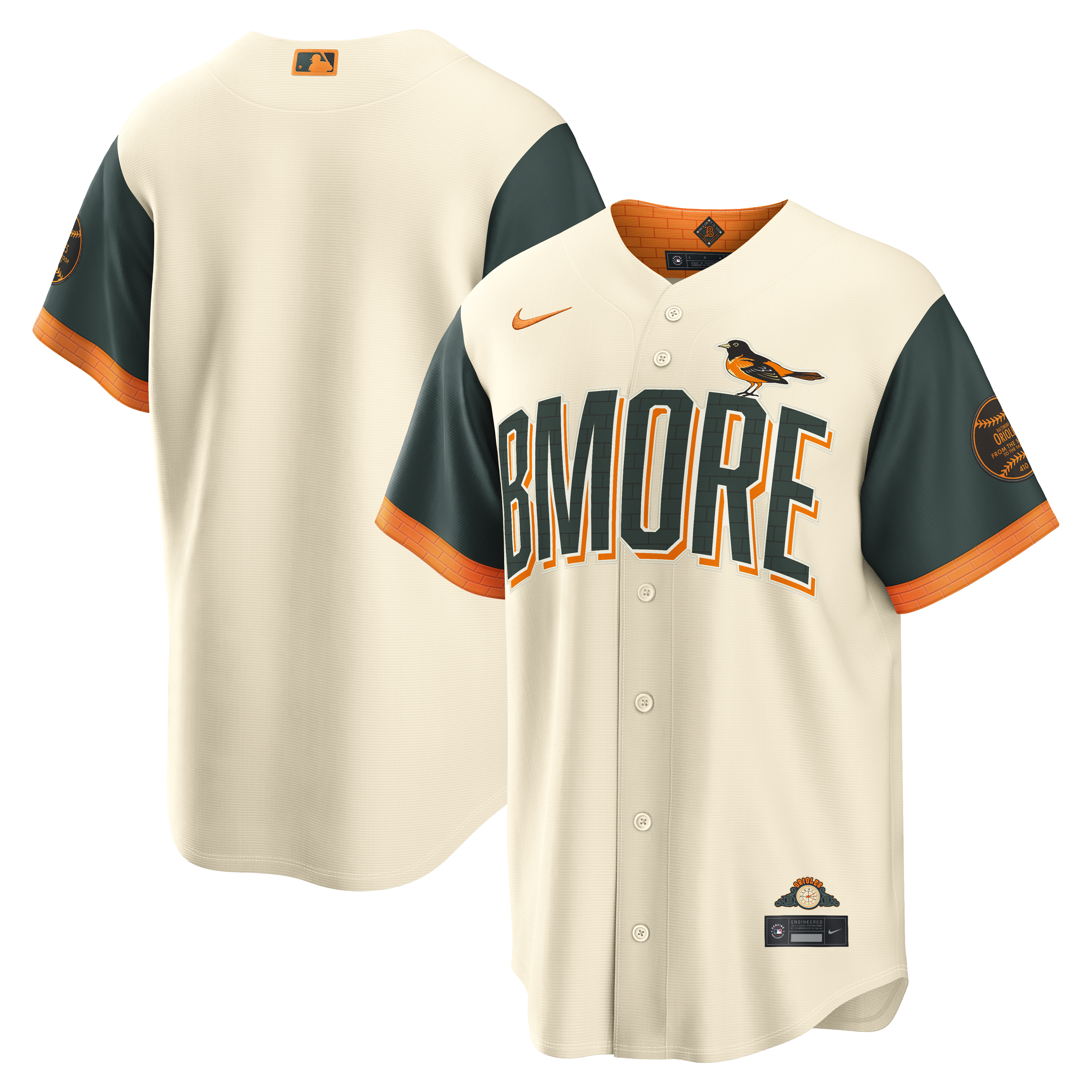  Baltimore Orioles 2026 City Connect Stadium Jersey - Natural