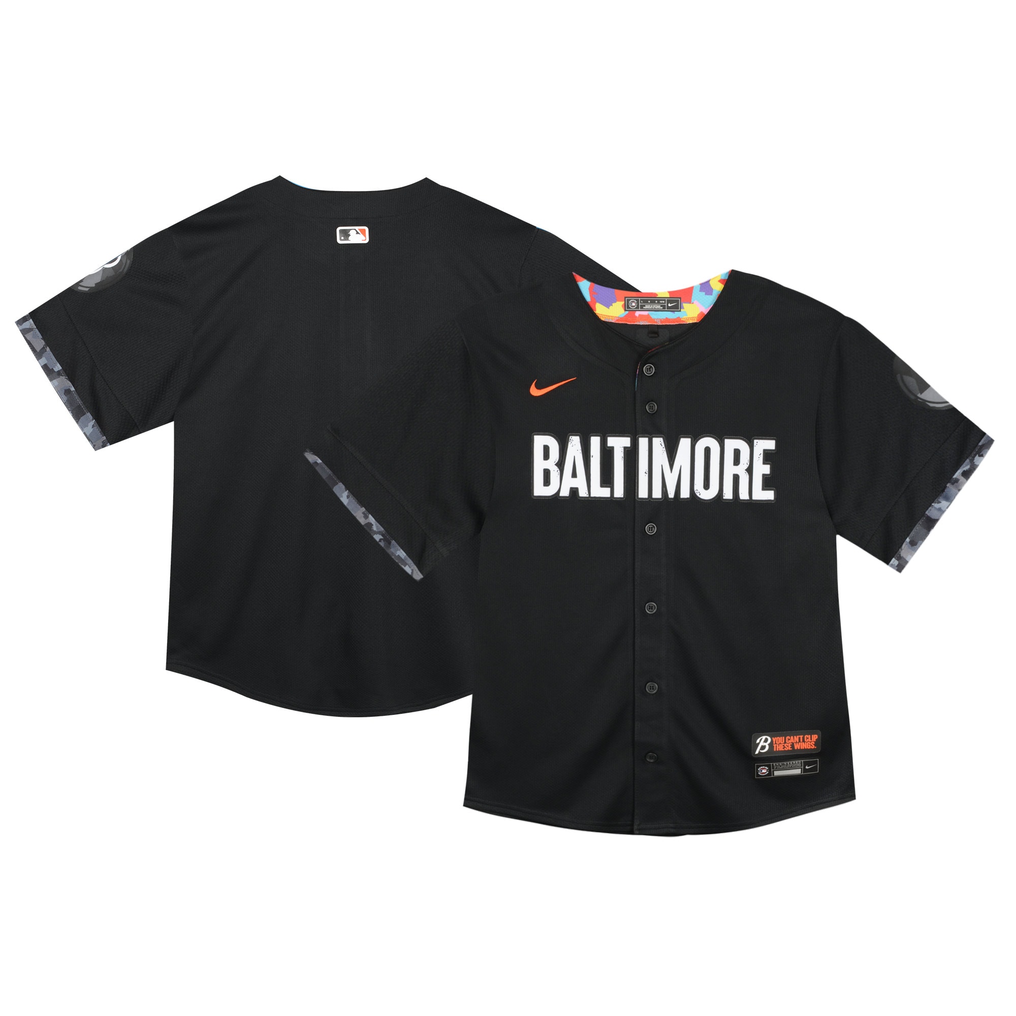  Baltimore Orioles Toddler City Connect Limited Jersey - Black