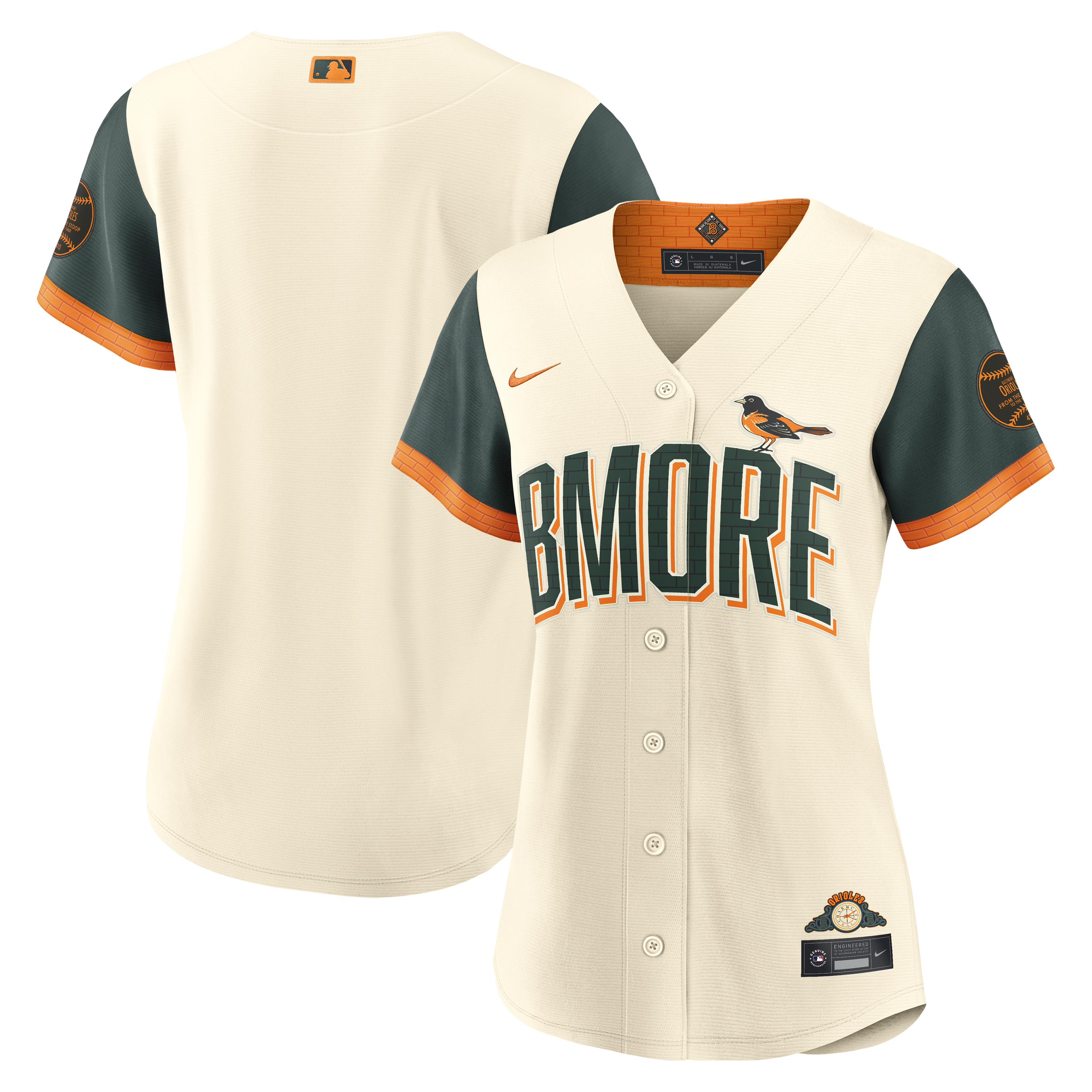  Baltimore Orioles Women's 2026 City Connect Stadium Jersey - Natural