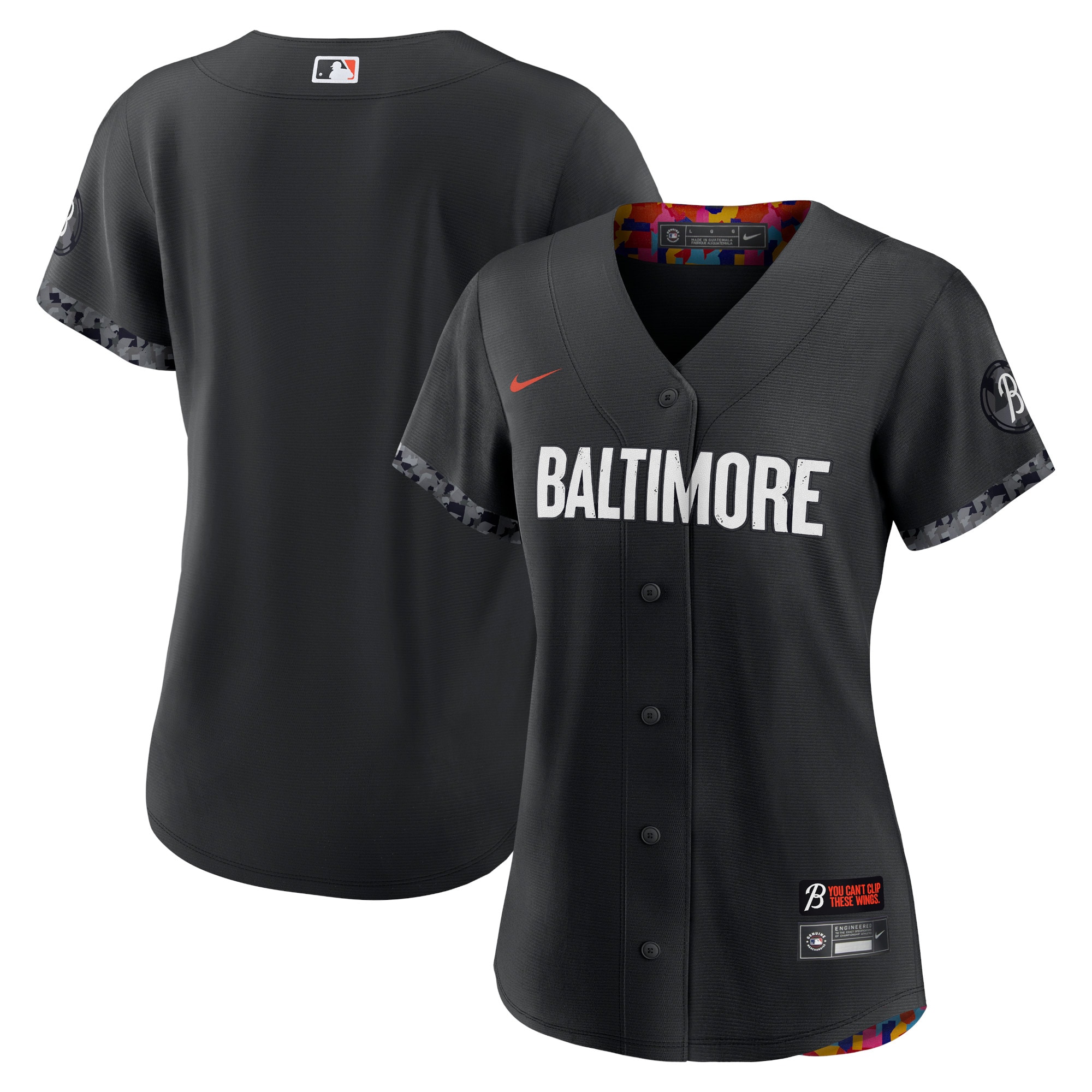  Baltimore Orioles Women's City Connect Jersey - Black