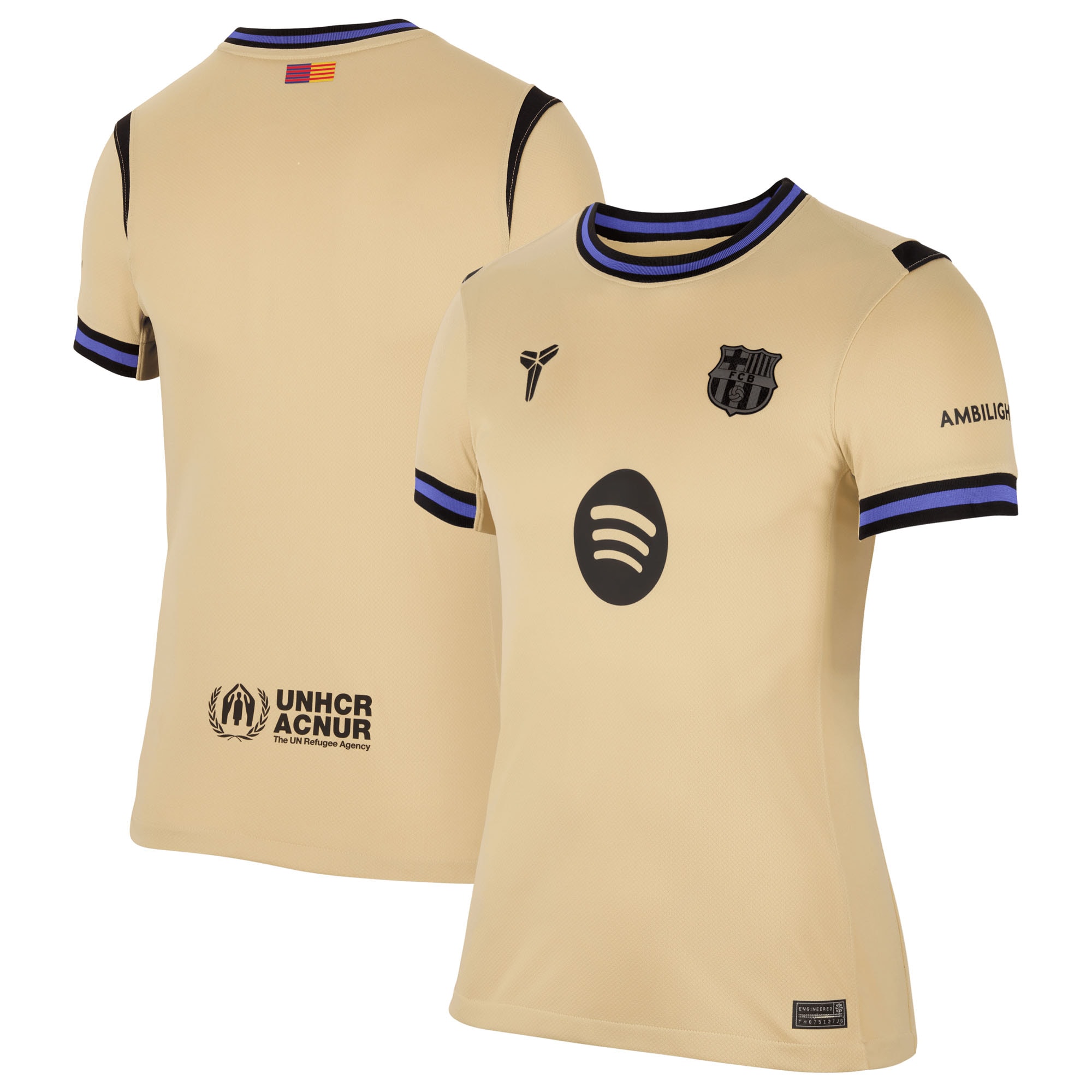  Barcelona Women's 2025/26 Away Stadium Jersey - Gold