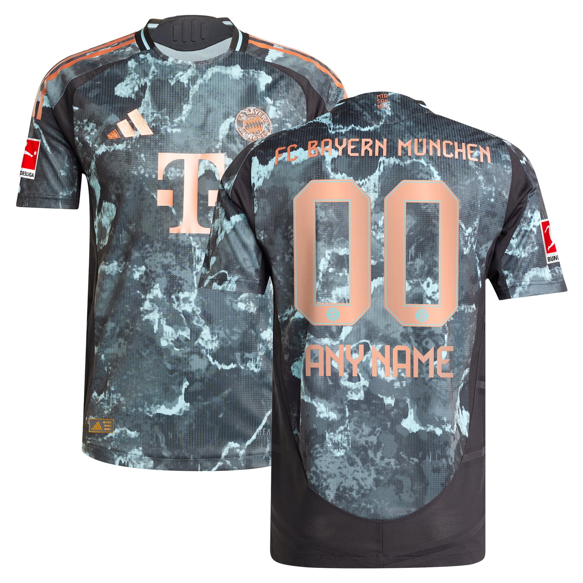  Bayern Munich 2024/25 Away Custom Jersey - Black
