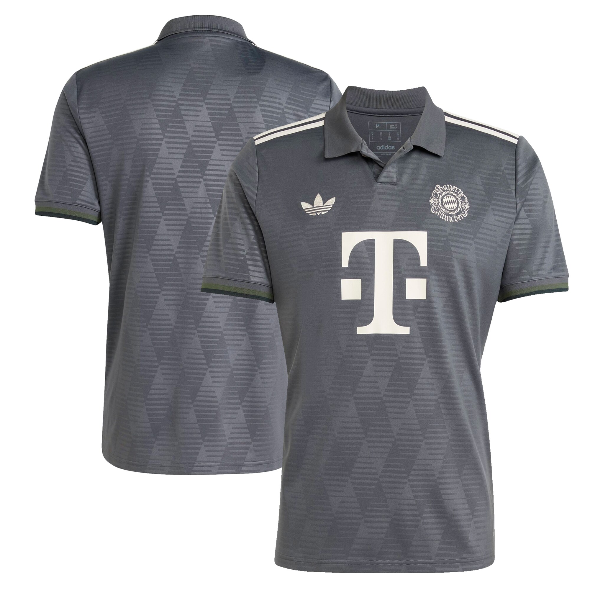  Bayern Munich adidas 2024/25 Wiesn Replica Jersey - Gray