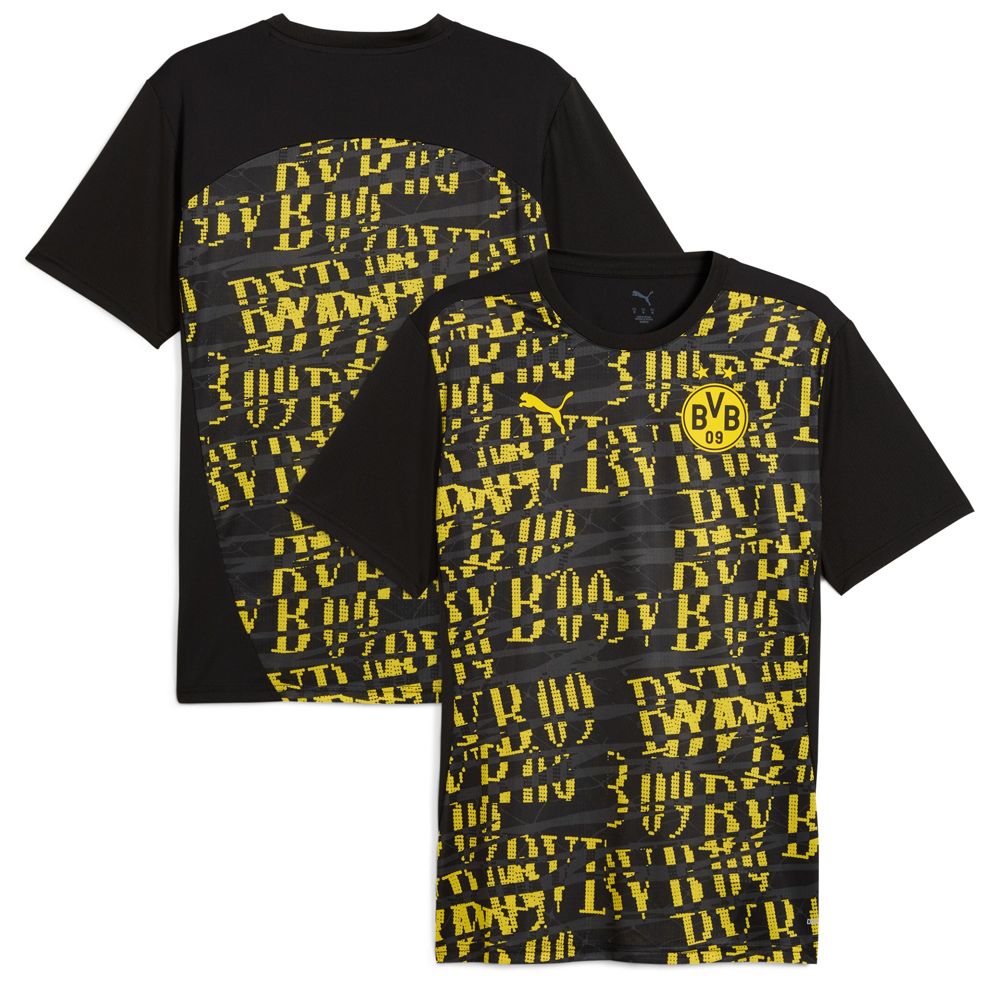  Borussia Dortmund Puma 2024/25 Pre-Match Training Jersey - Black