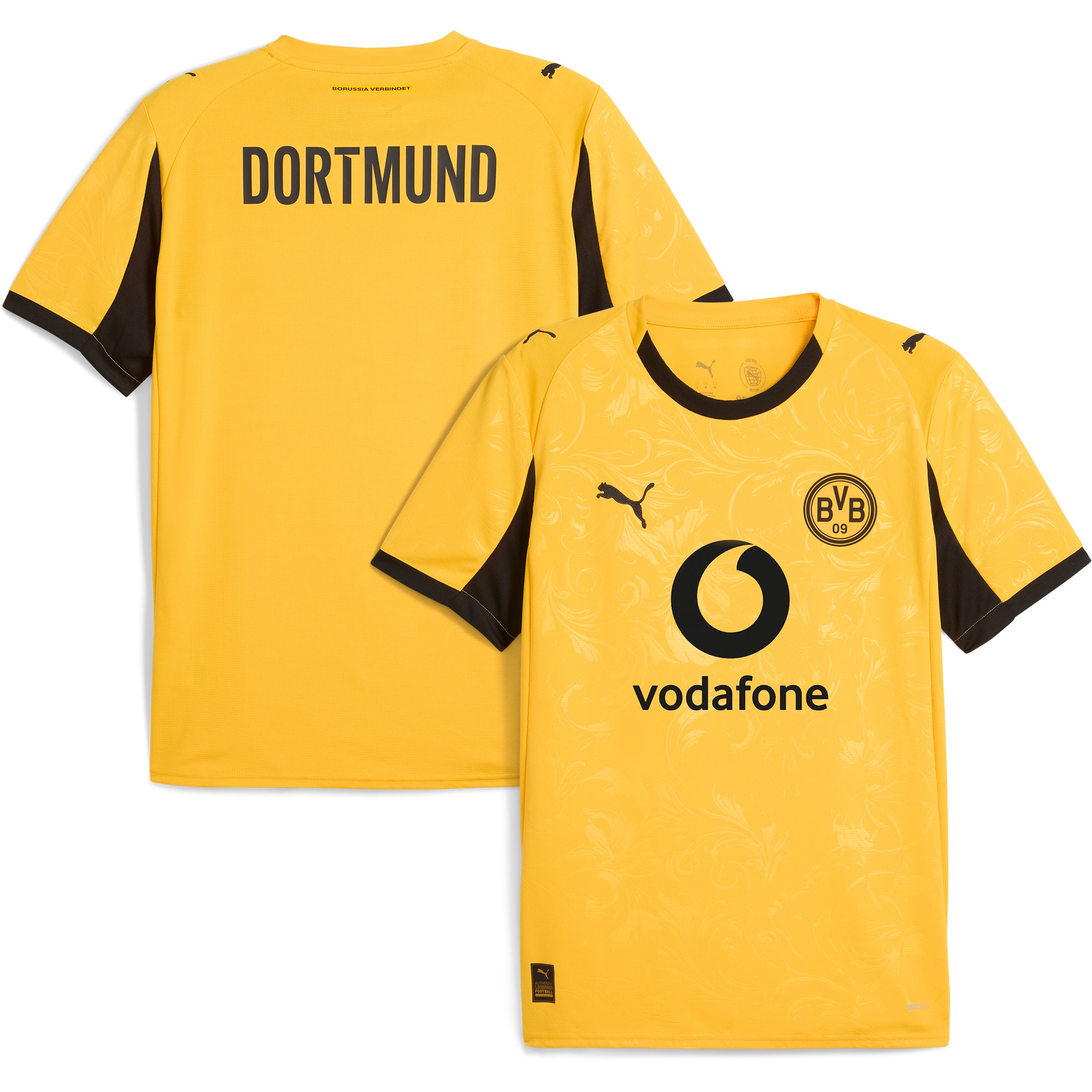  Borussia Dortmund Puma 2025/26 Cup Jersey - Yellow