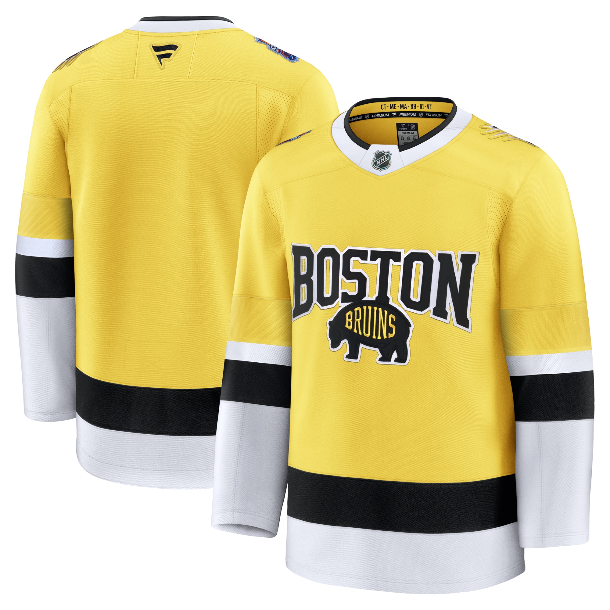  Boston Bruins Fanatics 2026 Stadium Series Premium Jersey - Gold
