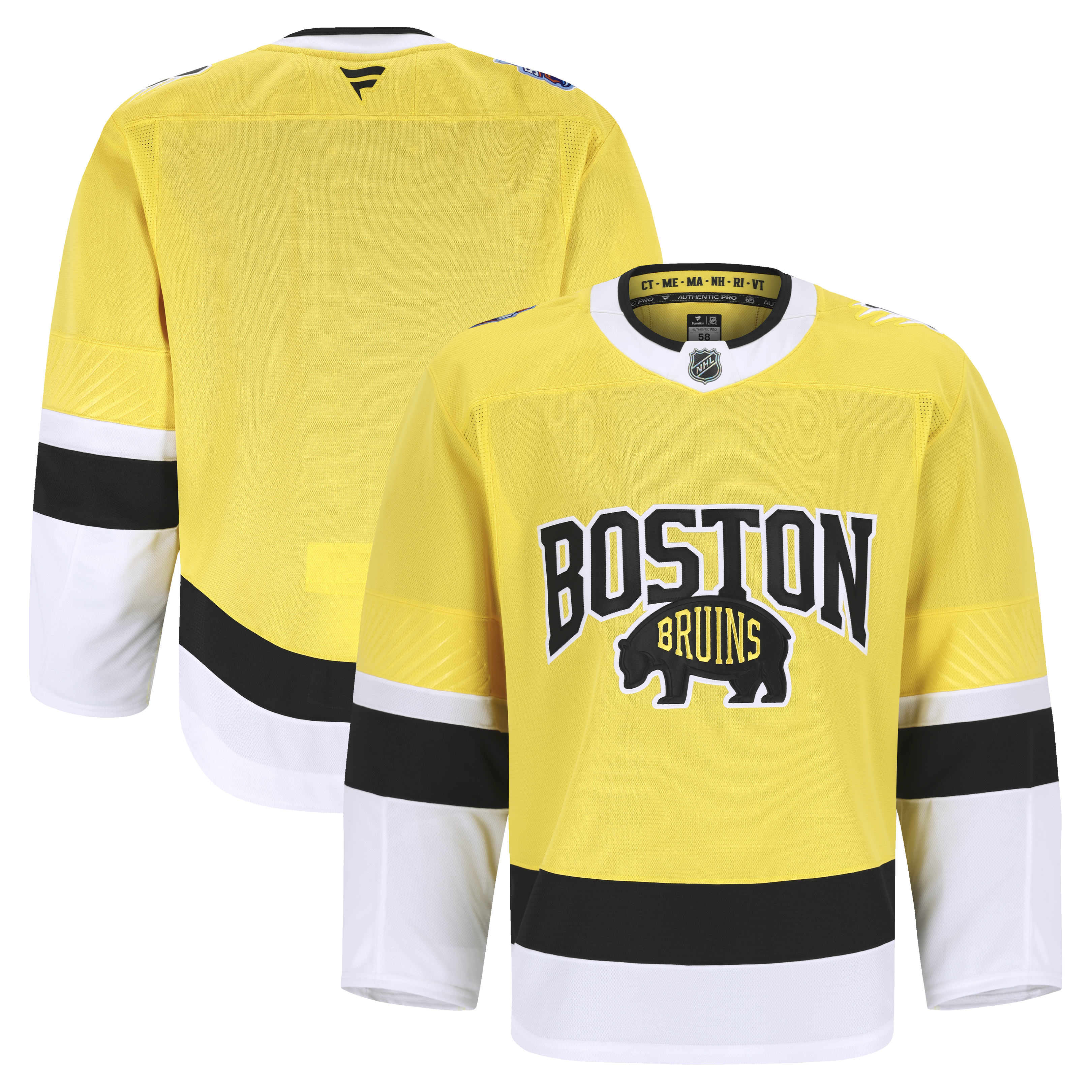  Boston Bruins Fanatics 2026 Stadium Series Pro Jersey - Gold